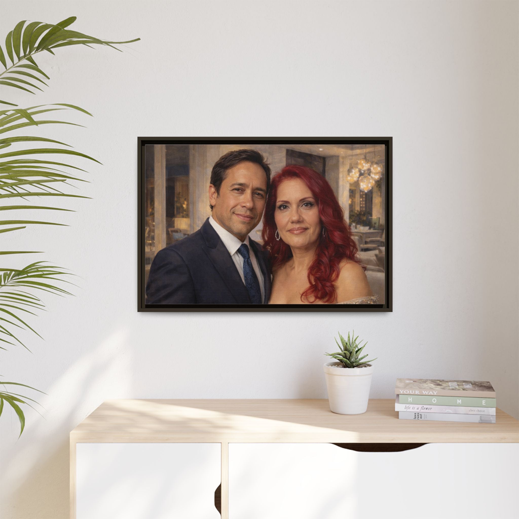 Custom Oil Painting Illusion Canvas – Luxury Portrait Art