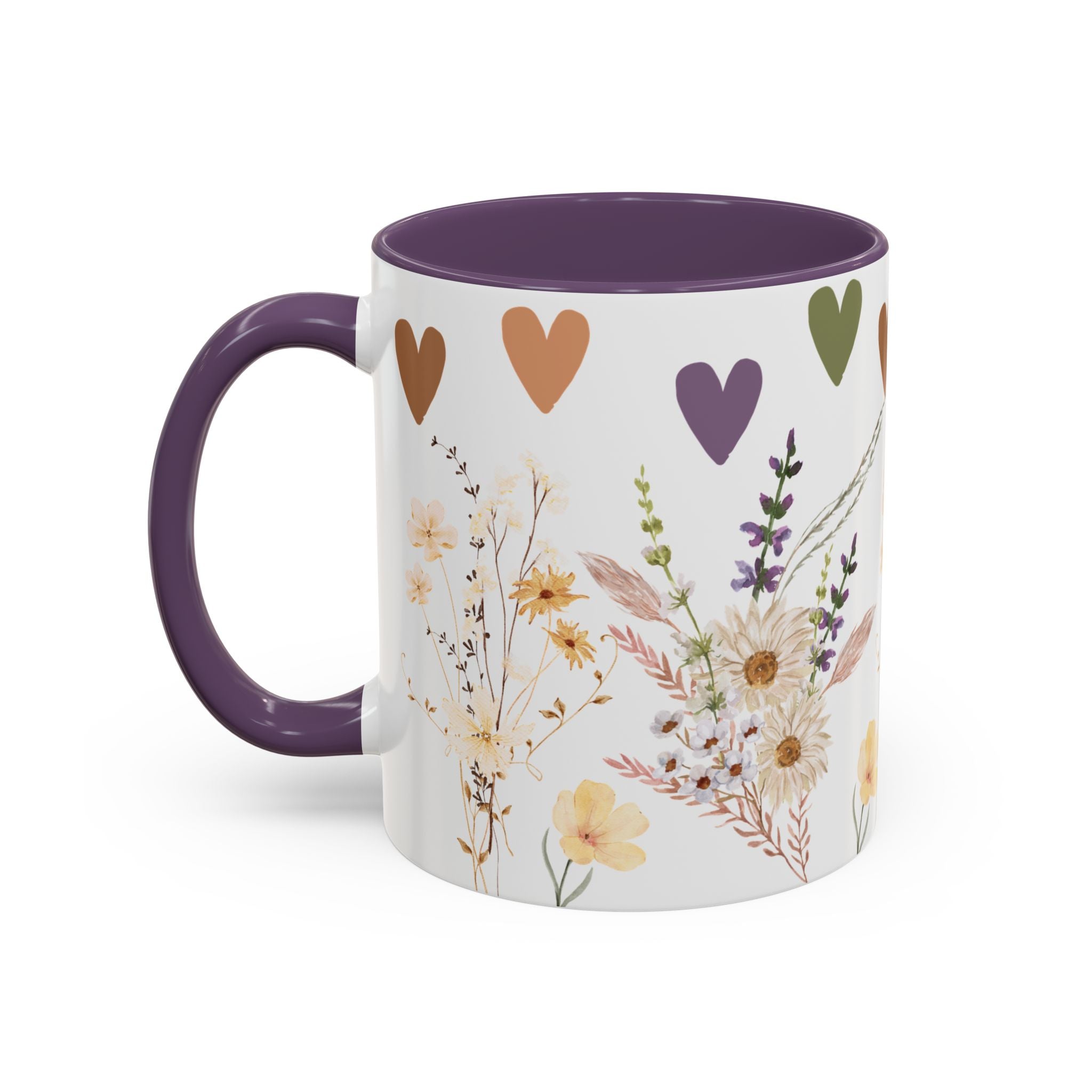 Tasse en céramique Wildflower – Cadeau élégant pour les amateurs de café ou de thé – Parfait pour la fête des mères, les anniversaires et pour ajouter du charme à toute cuisine.