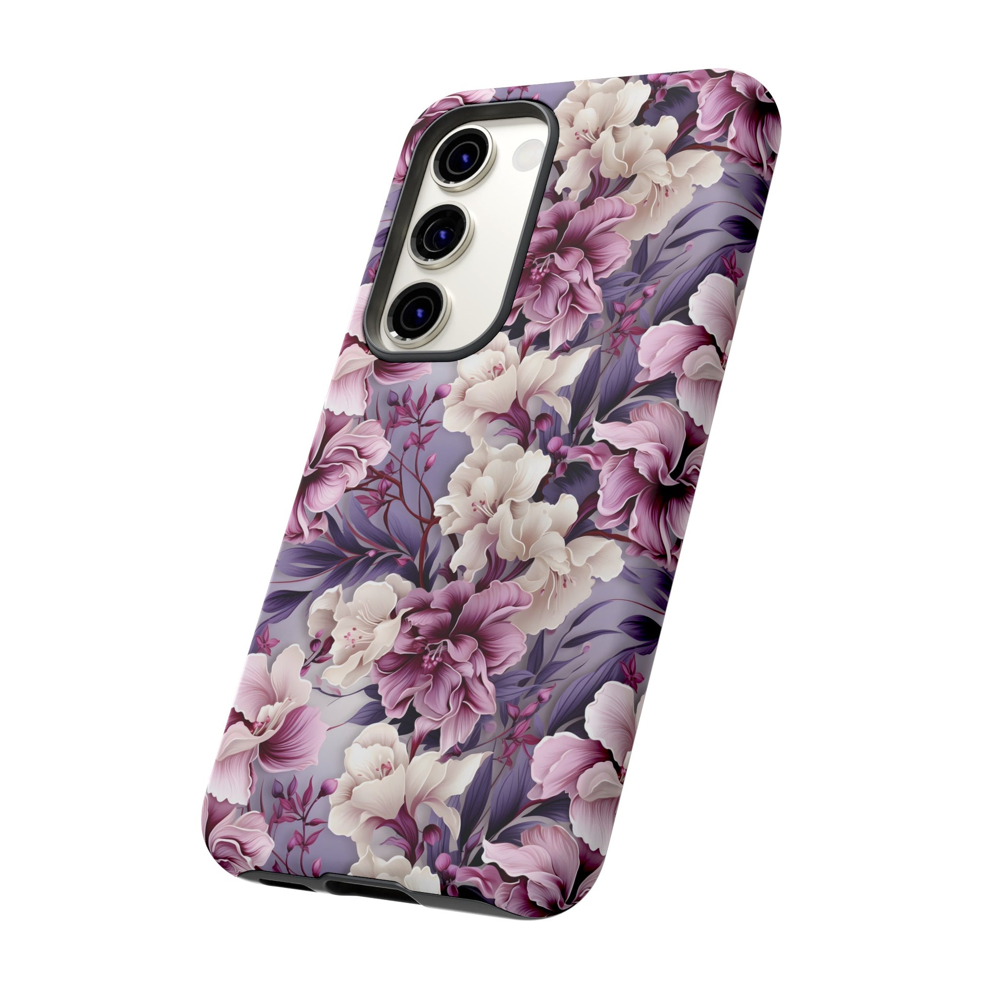Lavender Flowers Protective Phone Case Gift for Her Phone 15, Samsung iPhone Samsung Gift for Her Case iPhone 15, Samsung