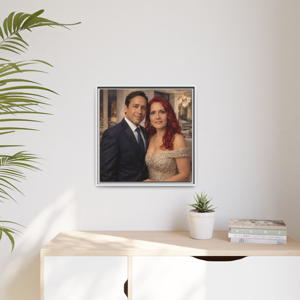 Custom Oil Painting Illusion Canvas – Luxury Portrait Art