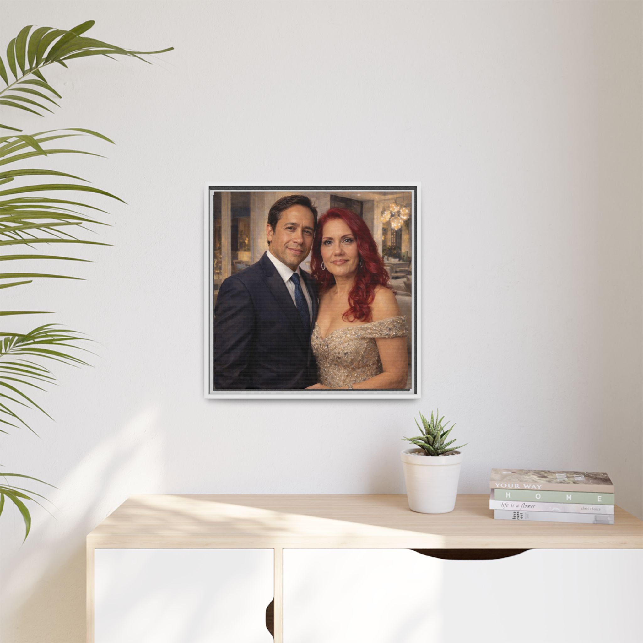 Custom Oil Painting Illusion Canvas – Luxury Portrait Art