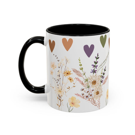 Wildflower Ceramic Mug Elegant Gift for Coffee or Tea Lovers Perfect for Mothers Day Birthdays and Adding Charm to Any Kitchen Gift