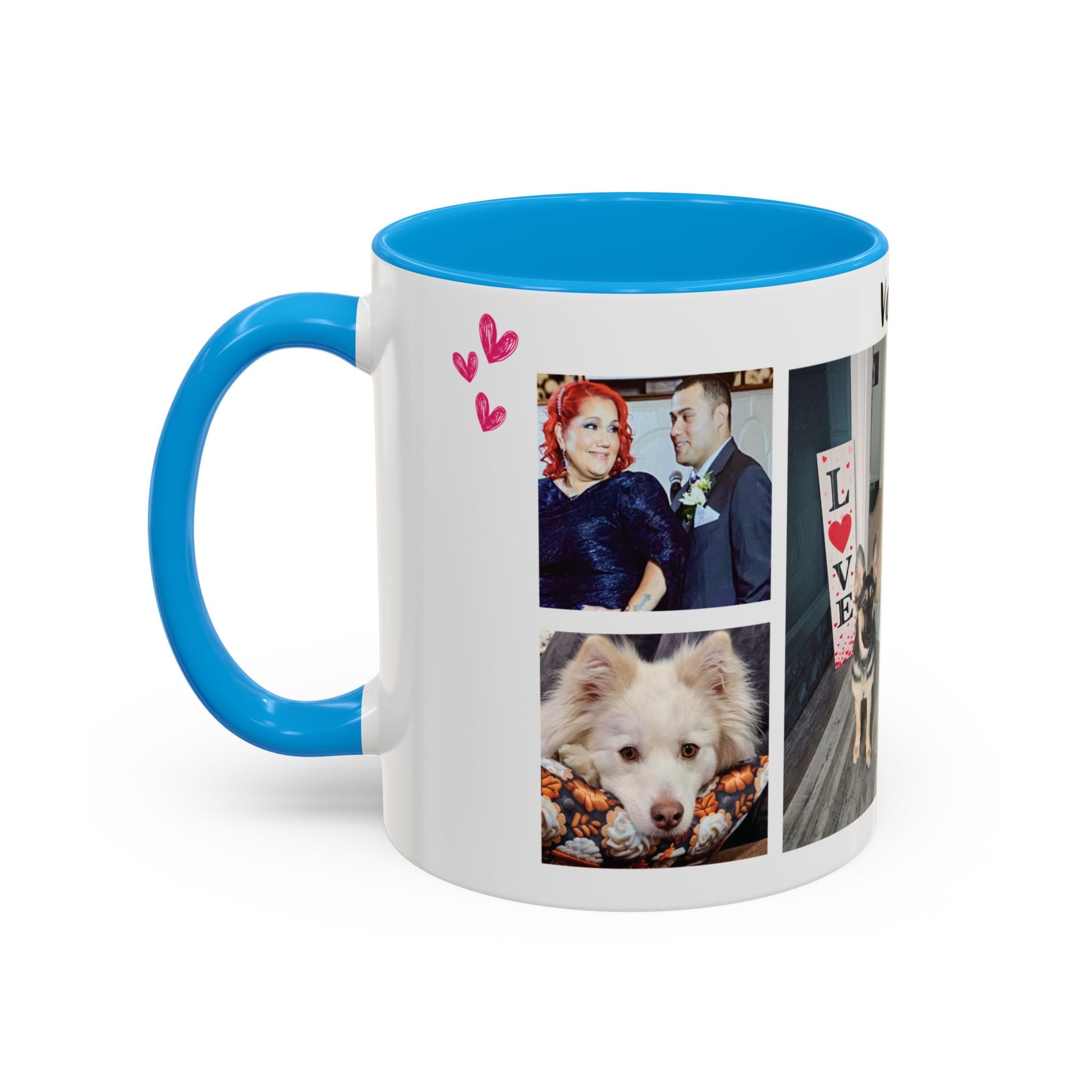 Personalized Photo Collage Coffee Mug, Custom Image Gift for Mom, Mother's Day Present, Colorful 15oz Cup, Birthday Mug, Custom Picture Mug Perfect Giift