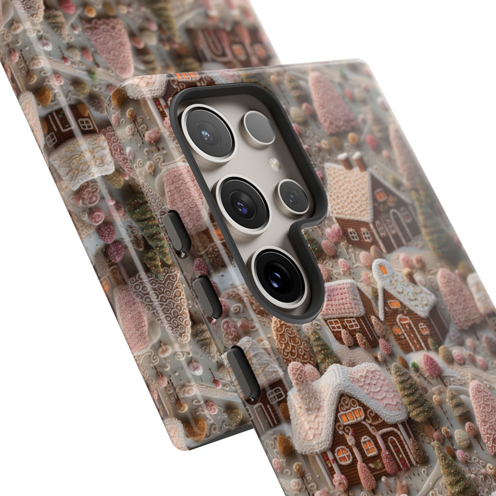 Gingerbread House 3D Phone Case Durable for iPhone Samsung Gift iPhone 15, 14, 13 Samsung Pixel Gift for Mom Accessory Gift for Her