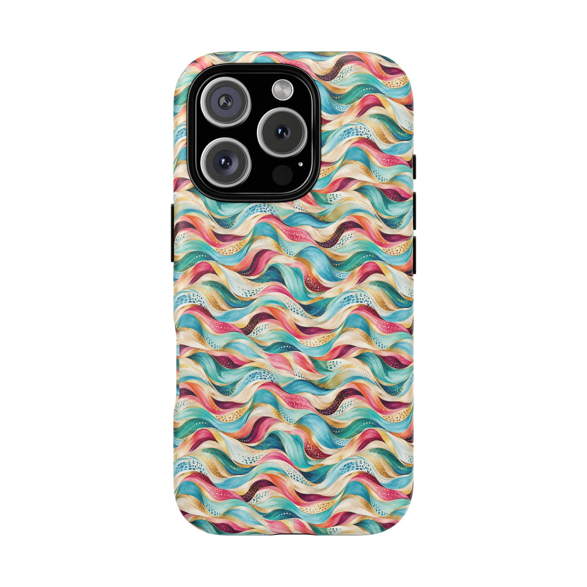 Colorful Wave MagSafe Tough Phone Case