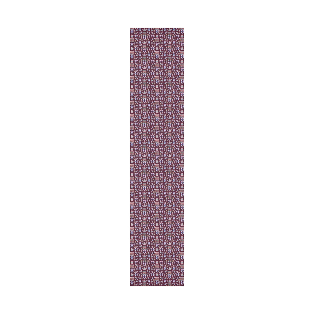 Pink & Blue Nutcracker Christmas Wrapping Paper with Bows & Holiday Elements – Ideal for Festive Gift Wrapping, Adding Cheer & Charm to Every Present Gifts - MRSBYVALLE