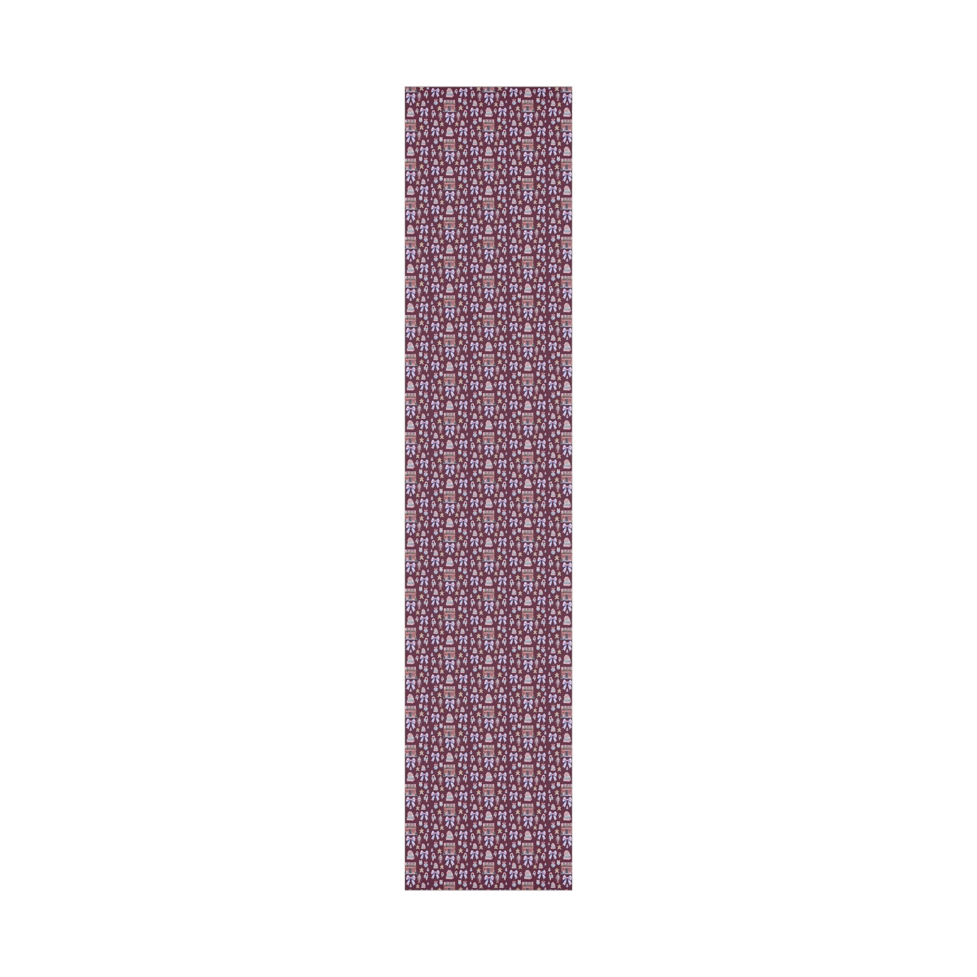 Pink & Blue Nutcracker Christmas Wrapping Paper with Bows & Holiday Elements – Ideal for Festive Gift Wrapping, Adding Cheer & Charm to Every Present Gifts - MRSBYVALLE