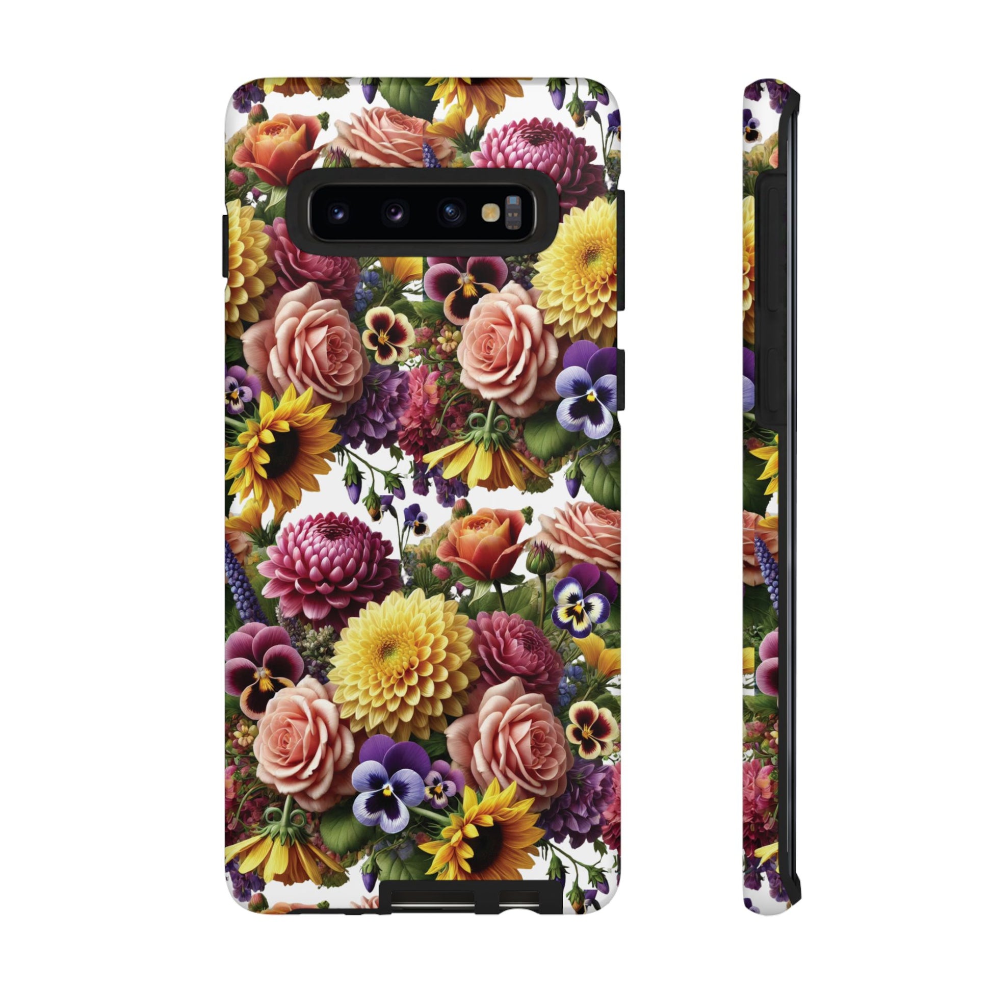 Floral Fall Phone Case for iPhone 16 15 14 13 12  21 23 Samsung, and Pixel | Stylish Protective Cover Gift for Her Perfect for Floral Lover