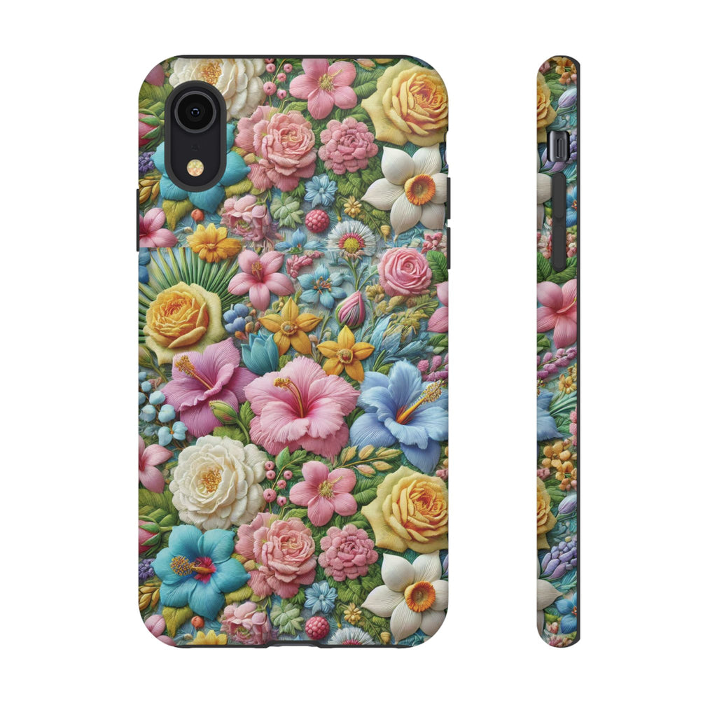 Elegant Pastel Flower Phone Case – Beautiful Floral Design, Durable Protection for Your Device, Stylish and Lightweight, Perfect Gift for Flower Lovers