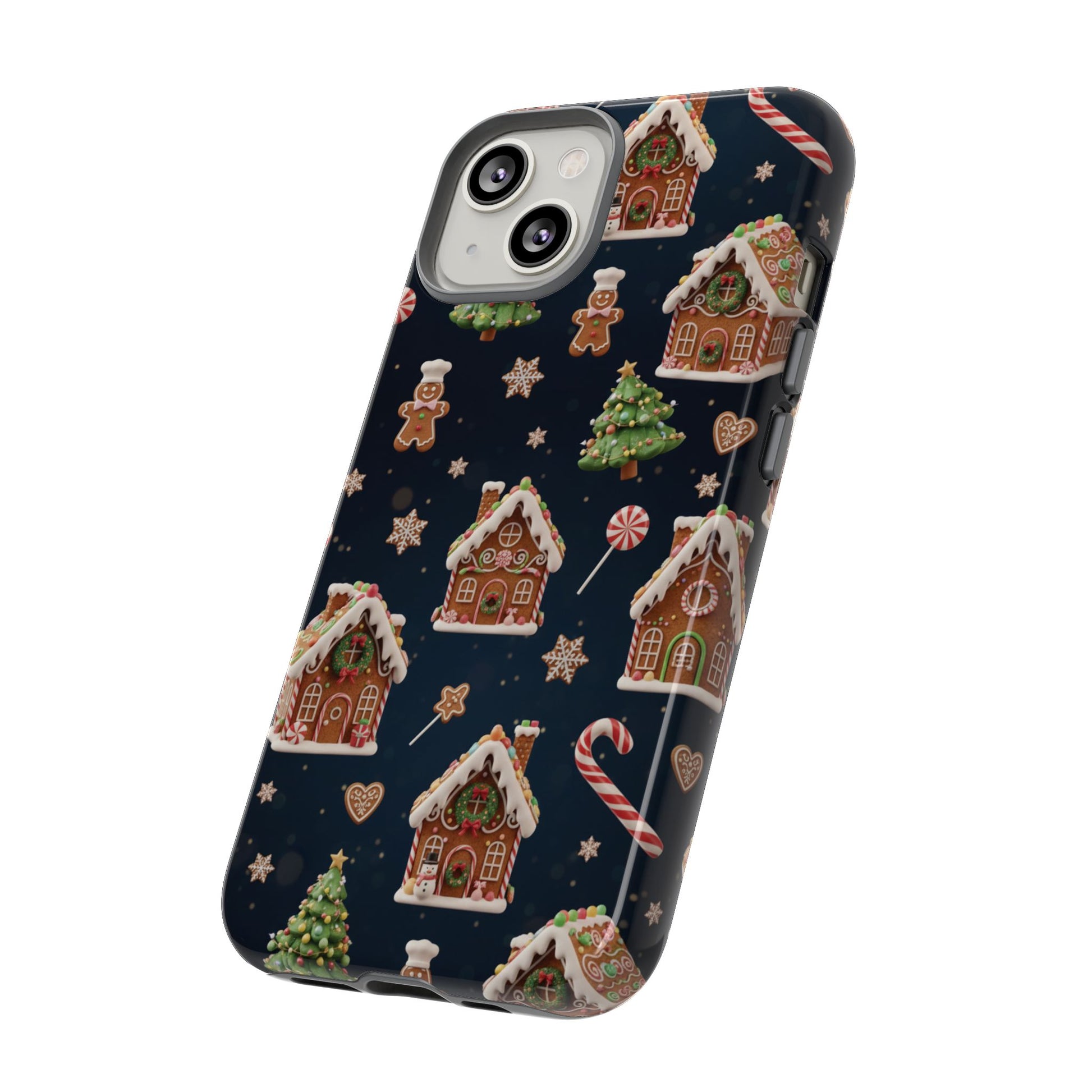 3D Gingerbread House Christmas Phone Case | Premium Holiday Gift Cover for iPhone 17, iPhone, and Samsung Galaxy Gift for Her or Him