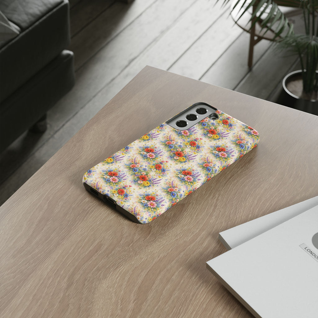 Watercolor Wildflowers Phone Case — Tough Cases