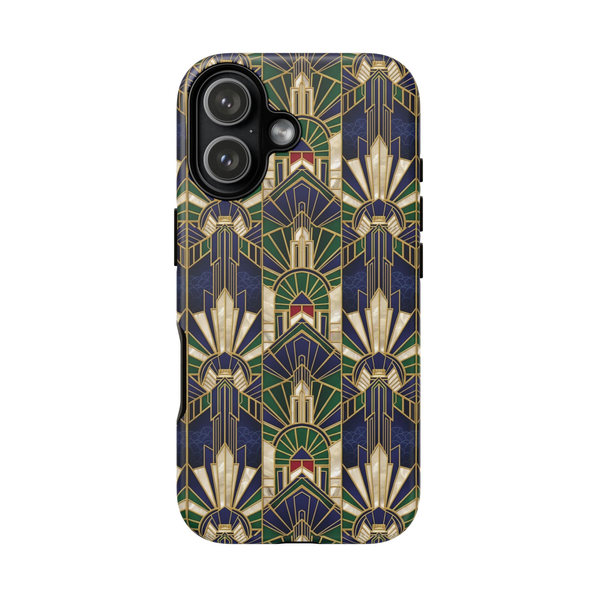 Navy & Gold Art Deco Phone Case — Imperial Art Deco Tough Case