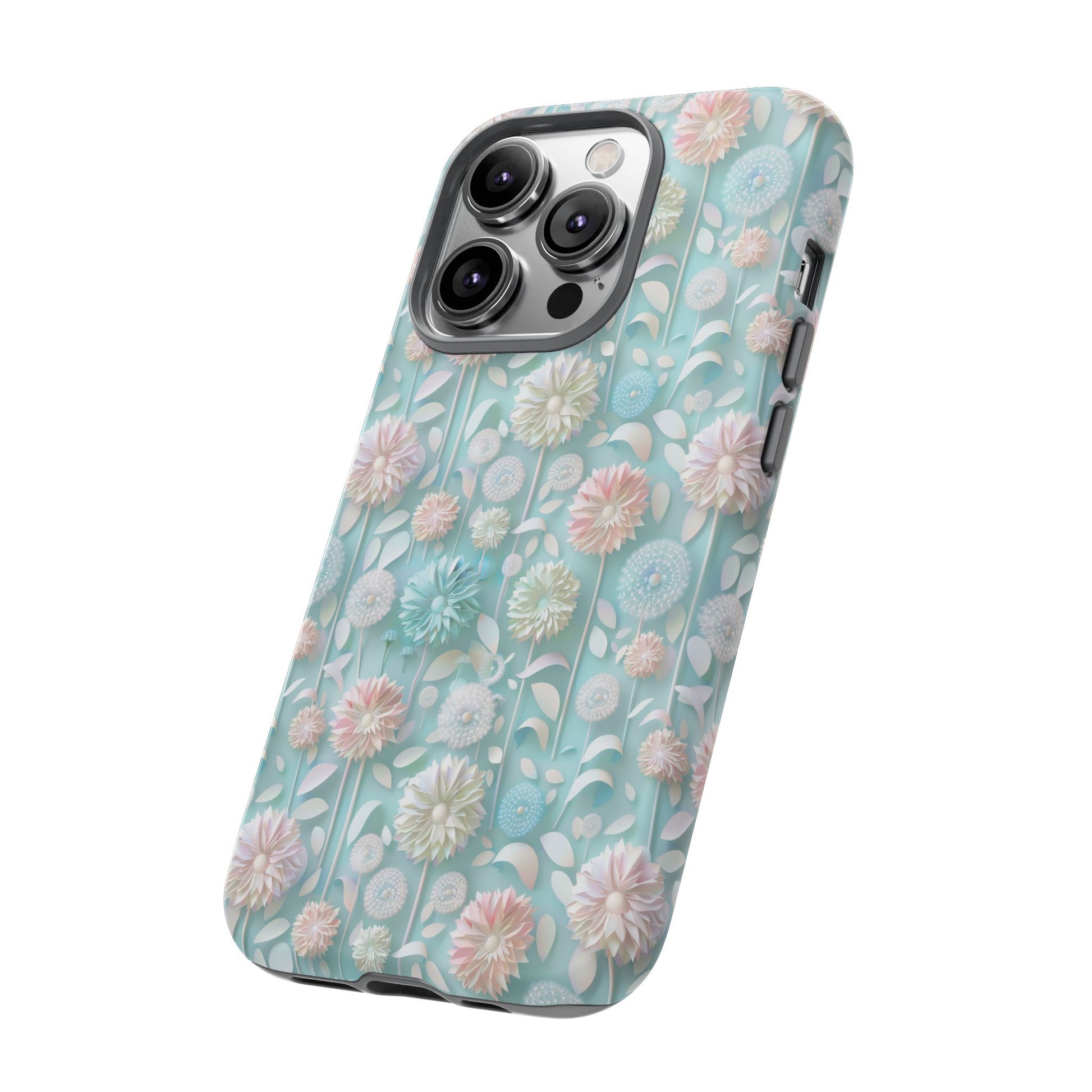 Pastel Floral Phone Case for iPhone & Samsung | Elegant and Slim Design with Shockproof Protection | Durable, Scratch-Resistant, and Lightweight | Stylish Accessory