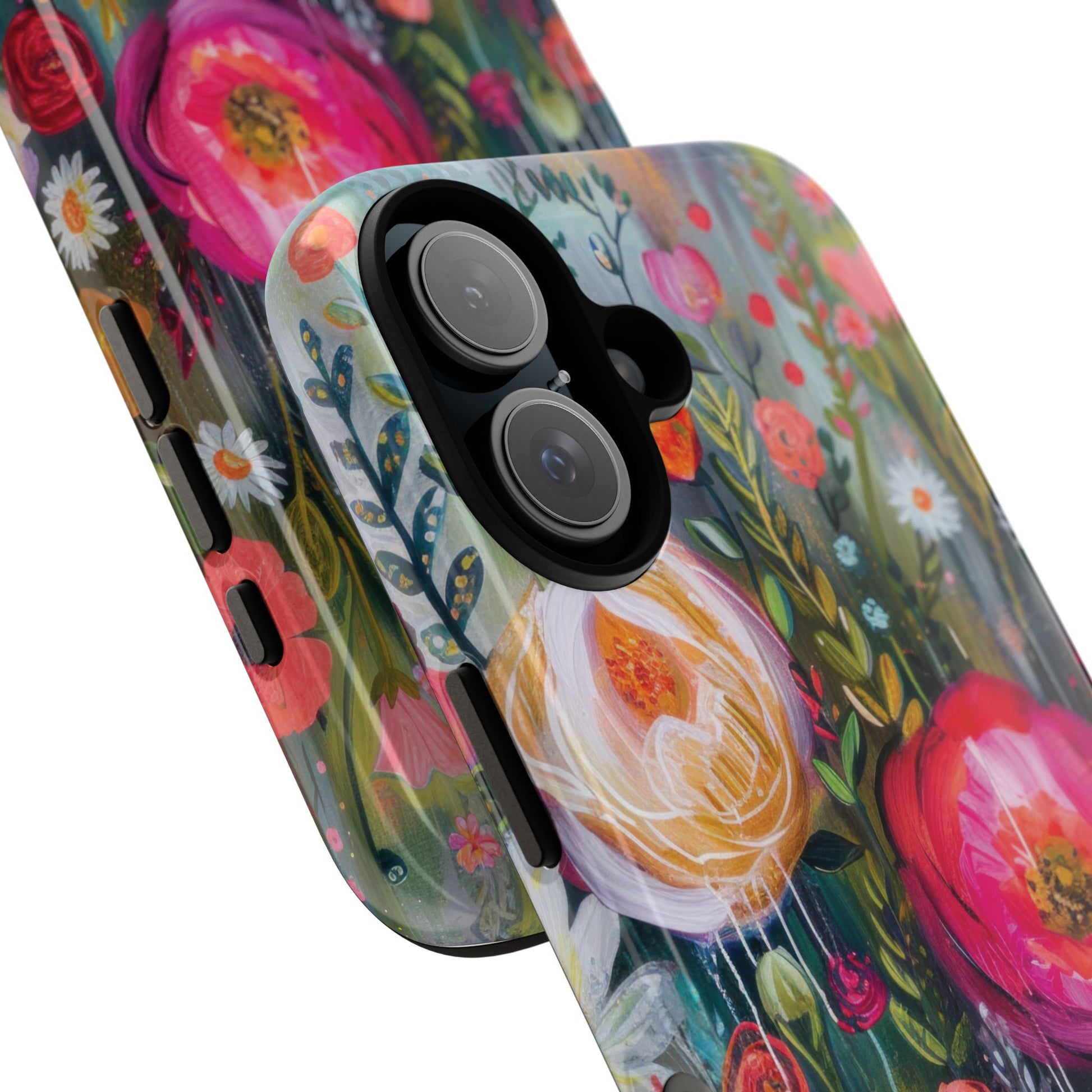 Watercolor Boho Floral Phone Case for iPhone 16 15 14 13 12  21 23 Samsung, and Pixel | Stylish Protective Cover Gift for Her Perfect for Floral Lover