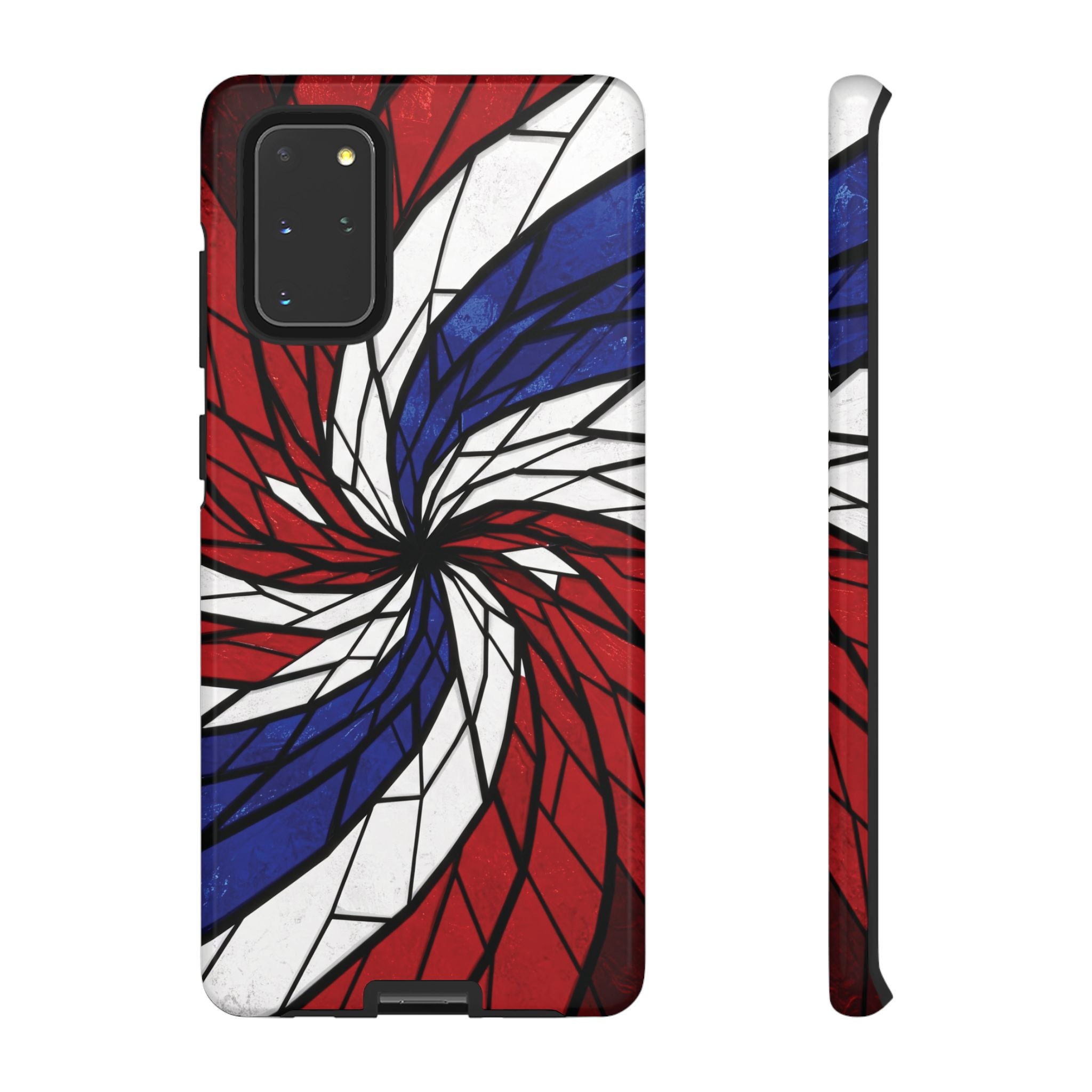 Patriotic Red White & Blue Phone Case – USA Flag Design, Independence Day Gift, Protective Cover for iPhone, Samsung, Pixel