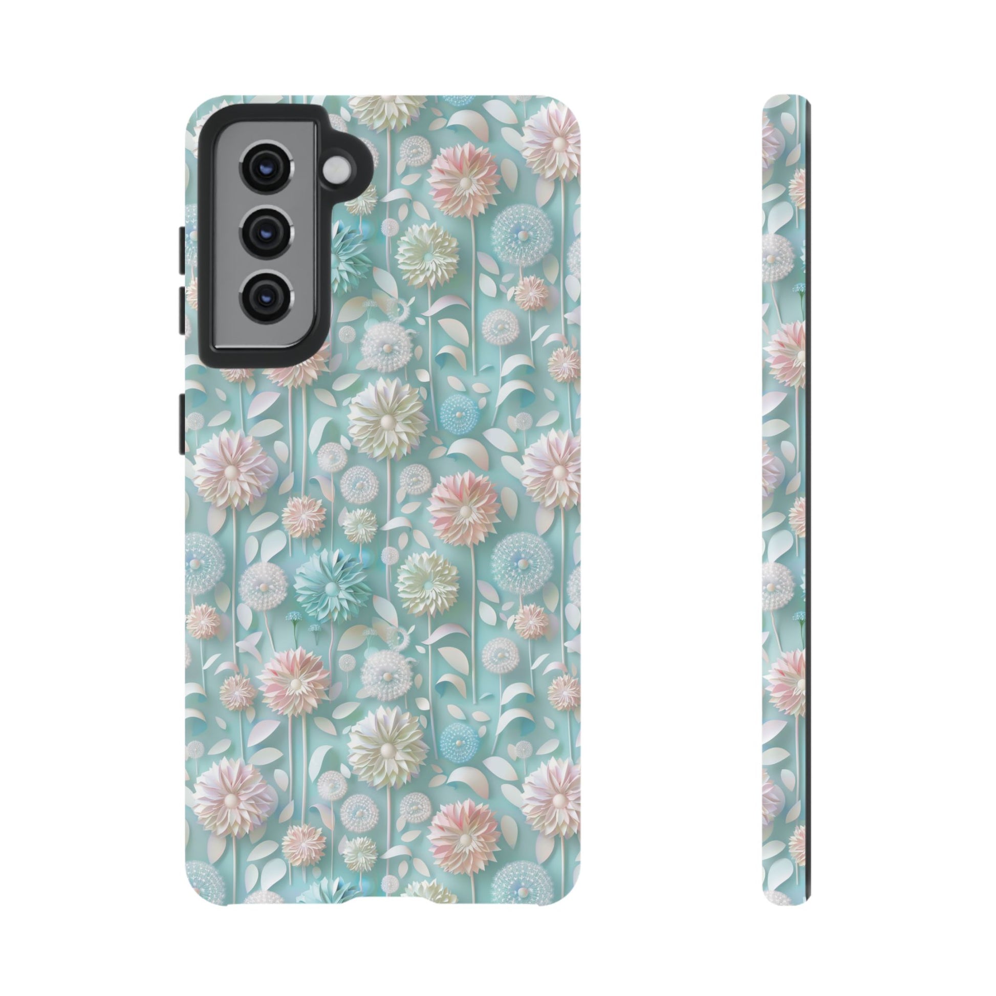 Pastel Floral Phone Case for iPhone & Samsung | Elegant and Slim Design with Shockproof Protection | Durable, Scratch-Resistant, and Lightweight | Stylish Accessory