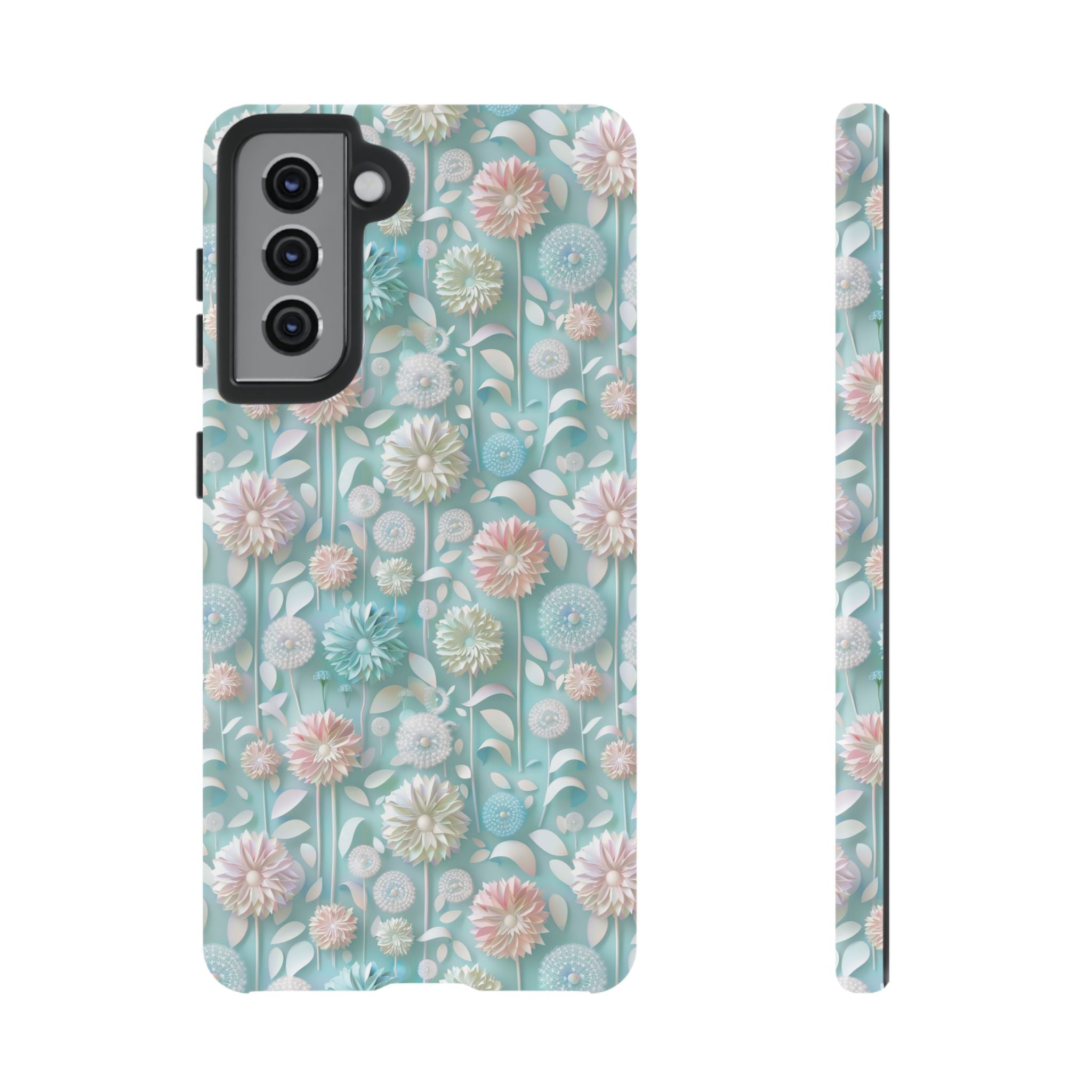 Pastel Floral Phone Case for iPhone & Samsung | Elegant and Slim Design with Shockproof Protection | Durable, Scratch-Resistant, and Lightweight | Stylish Accessory