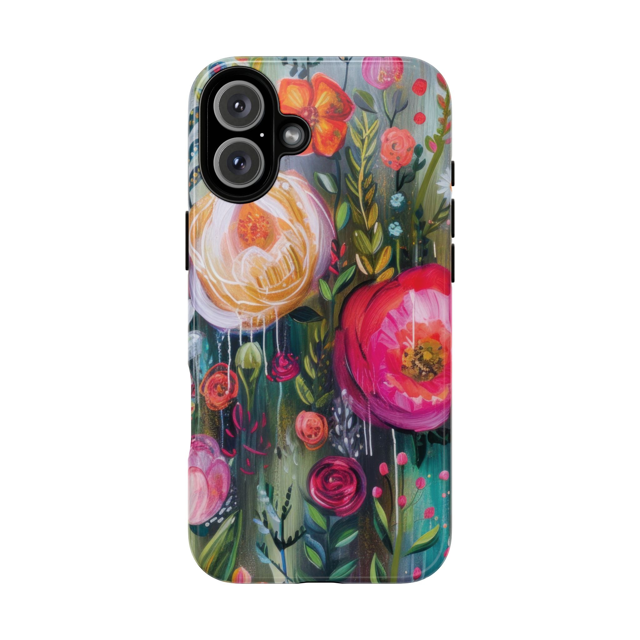 Watercolor Boho Floral Phone Case for iPhone 17 case Samsung, and Pixel | Stylish Protective Cover Gift for Her Perfect for Floral Lover
