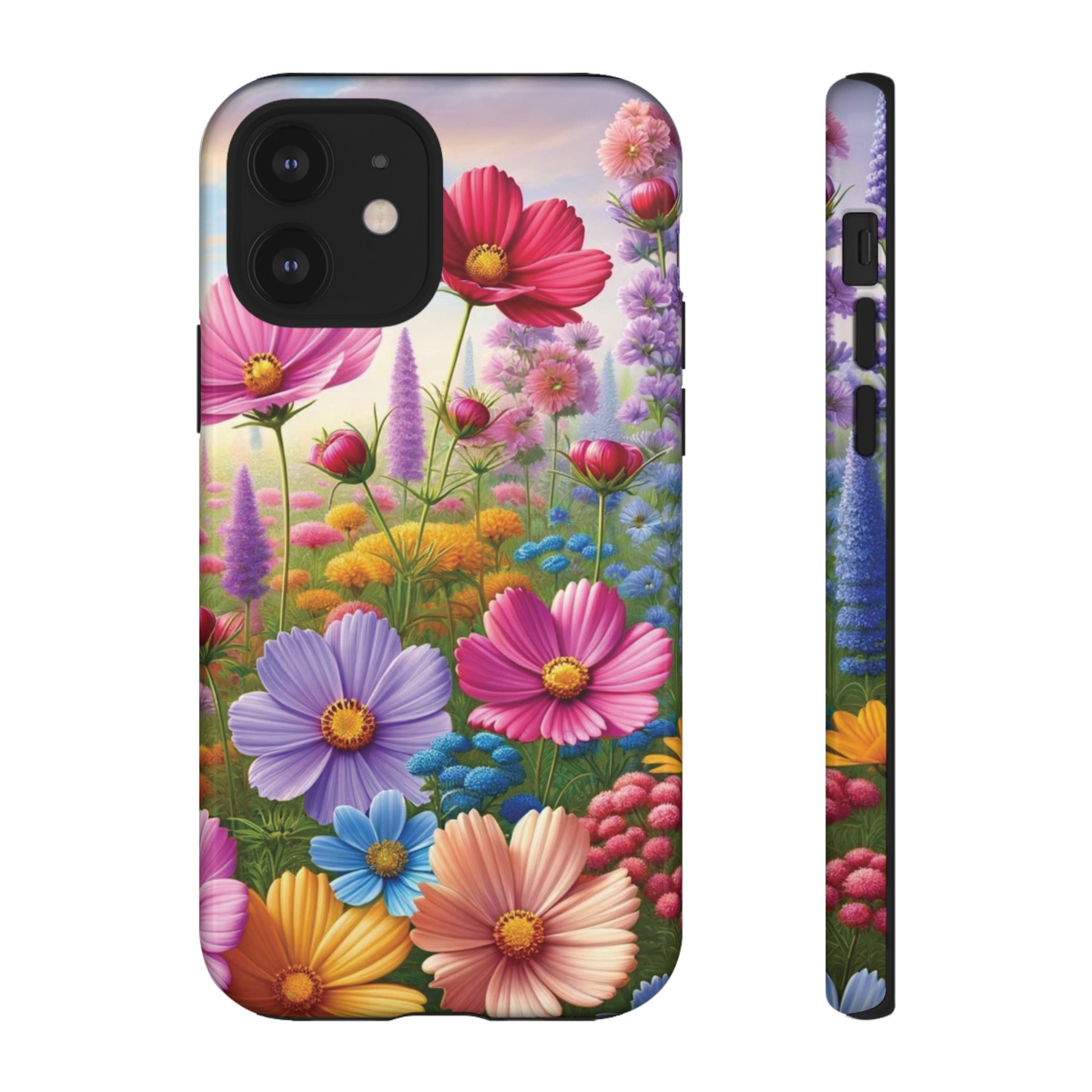 Bright Floral Phone Case Durable for iPhone Samsung Gift iPhone 15, 14, 13 Samsung Pixel Gift for Mom Accessory Gift for Her