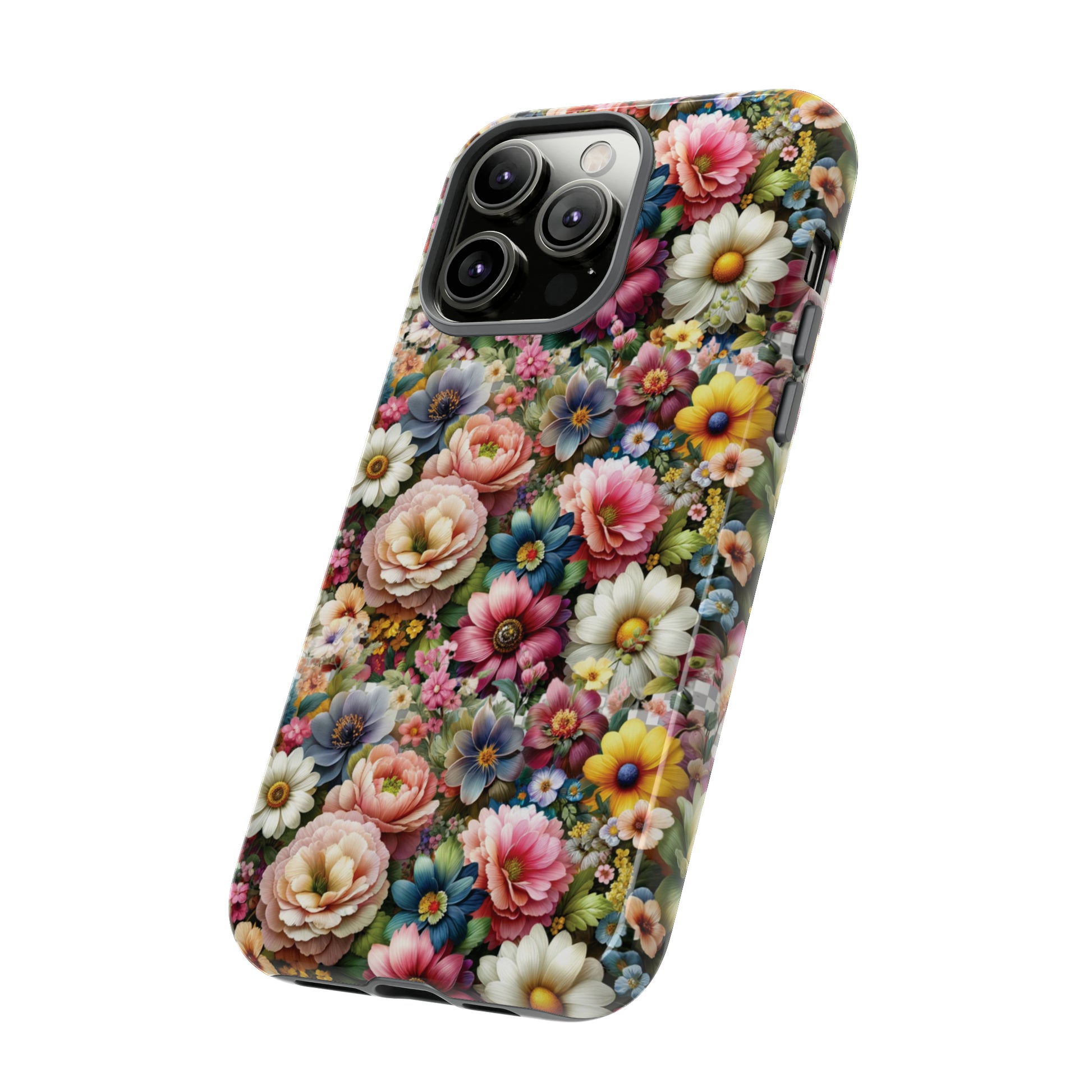 Floral Luxury Phone Tough Case Floral Elegant Durable Stylish for Modern Devices iPhone 15, Samsung iPhone Samsung Accessory Gift for Her.