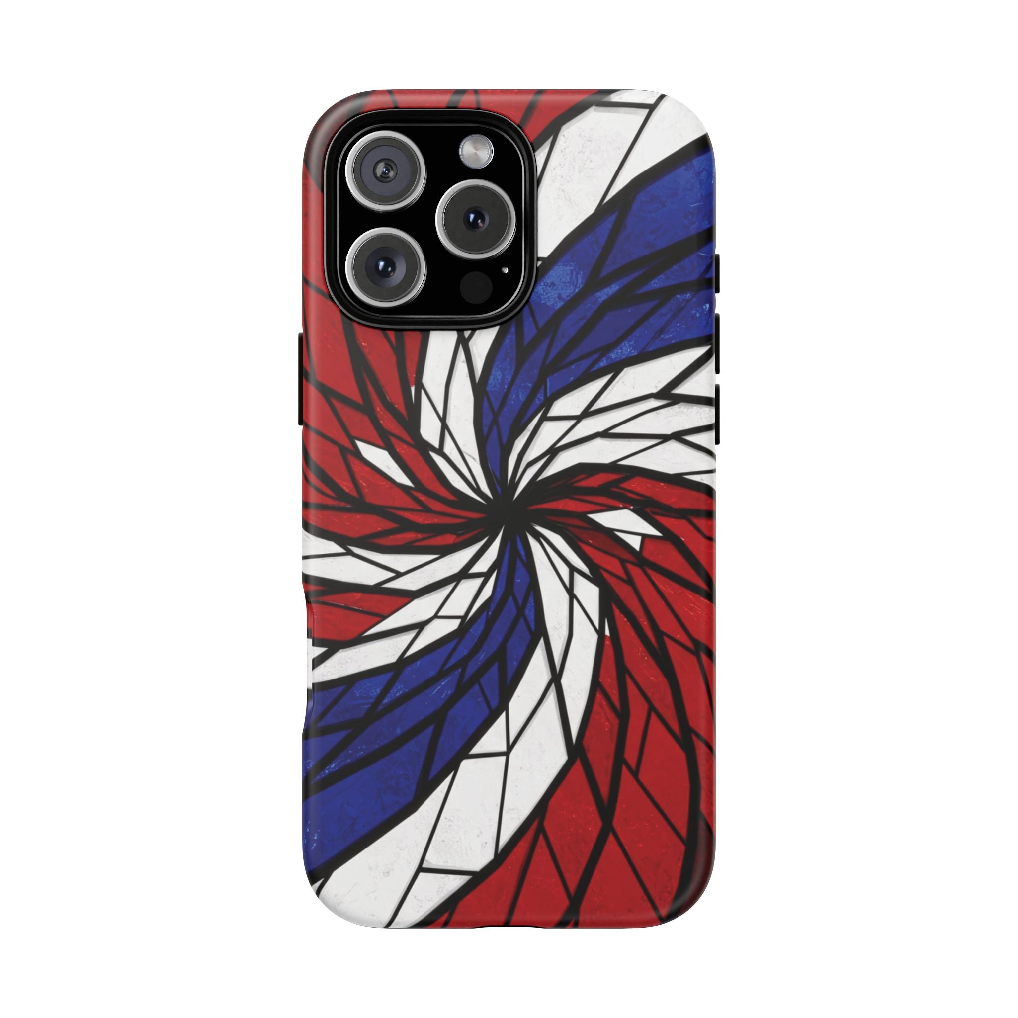 Patriotic Red White & Blue Phone Case – USA Flag Design, Independence Day Gift, Protective Cover for iPhone, Samsung, Pixel