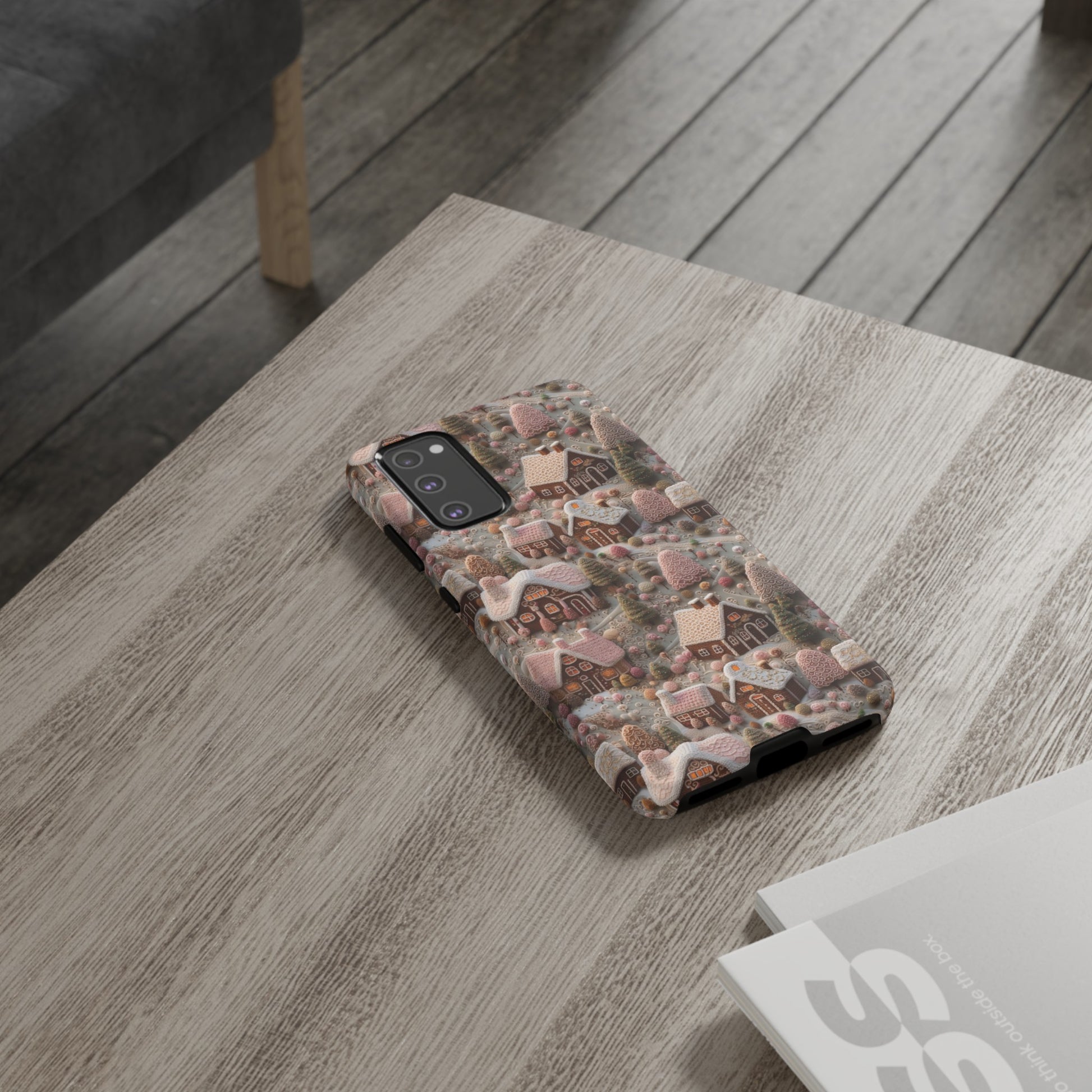 Gingerbread House 3D Phone Case Durable for iPhone Samsung Gift iPhone 15, 14, 13 Samsung Pixel Gift for Mom Accessory Gift for Her