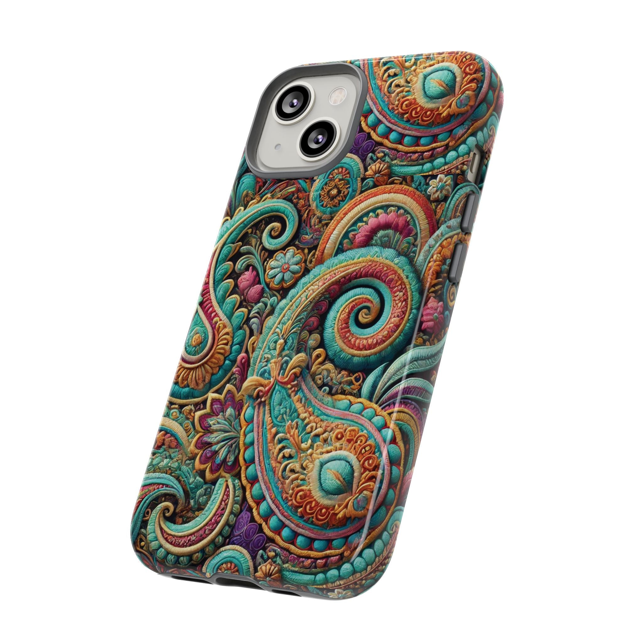 Best Paisley Phone Case Tough, Faithful Phone Cases & Religious iPhone Accessories: Protect Your Device & Show Perfect Gift for Her