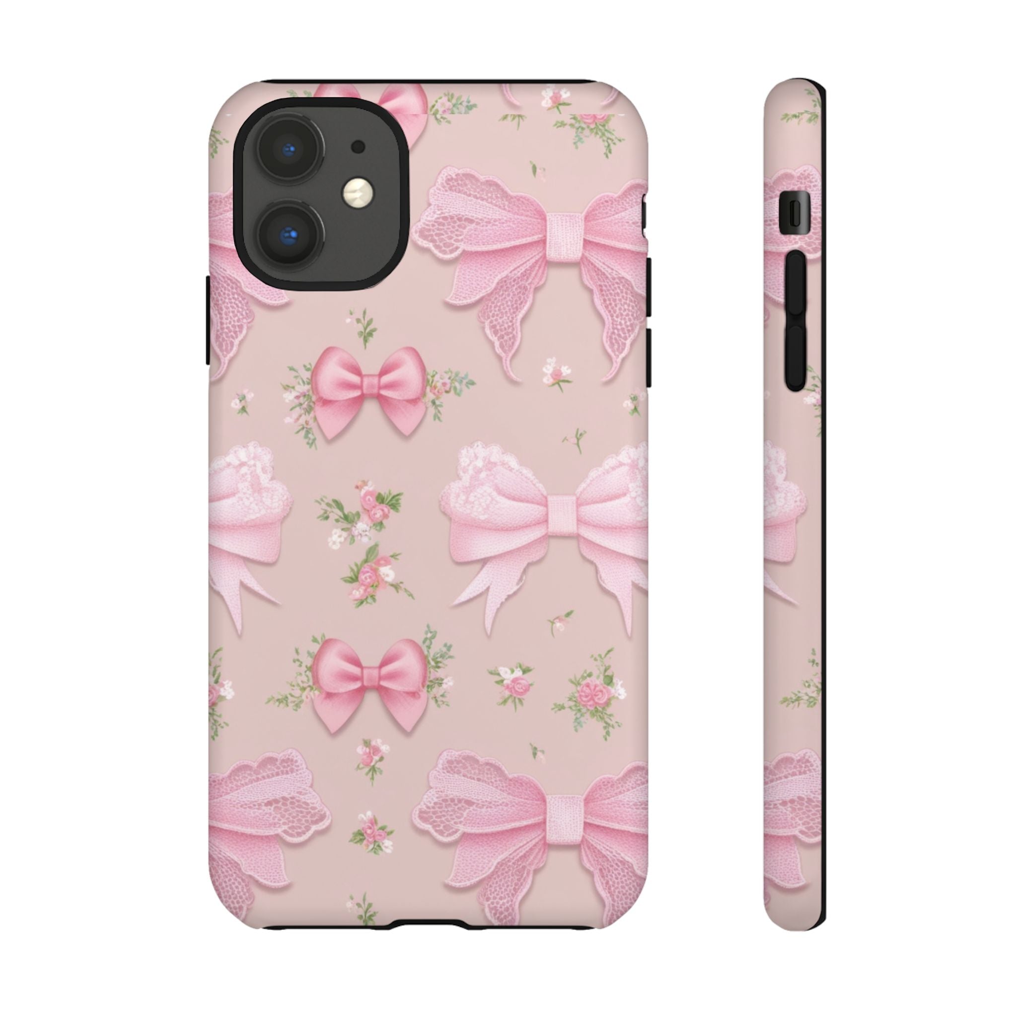 Luxury Pink Bow Phone Case – Cute & Protective Cover for iPhone & Samsung Gift for Her