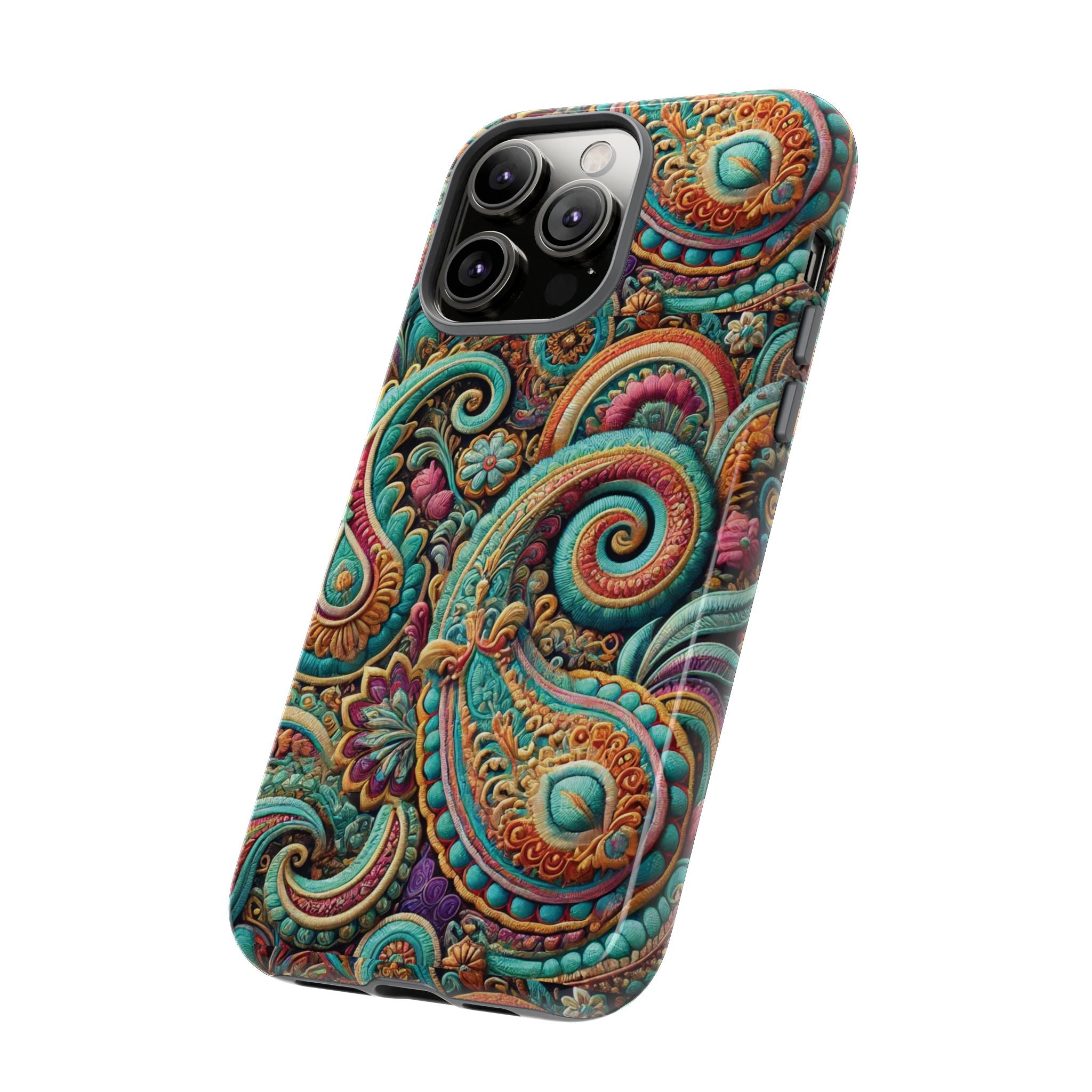 Best Paisley Phone Case Tough, Faithful Phone Cases & Religious iPhone Accessories: Protect Your Device & Show Perfect Gift for Her