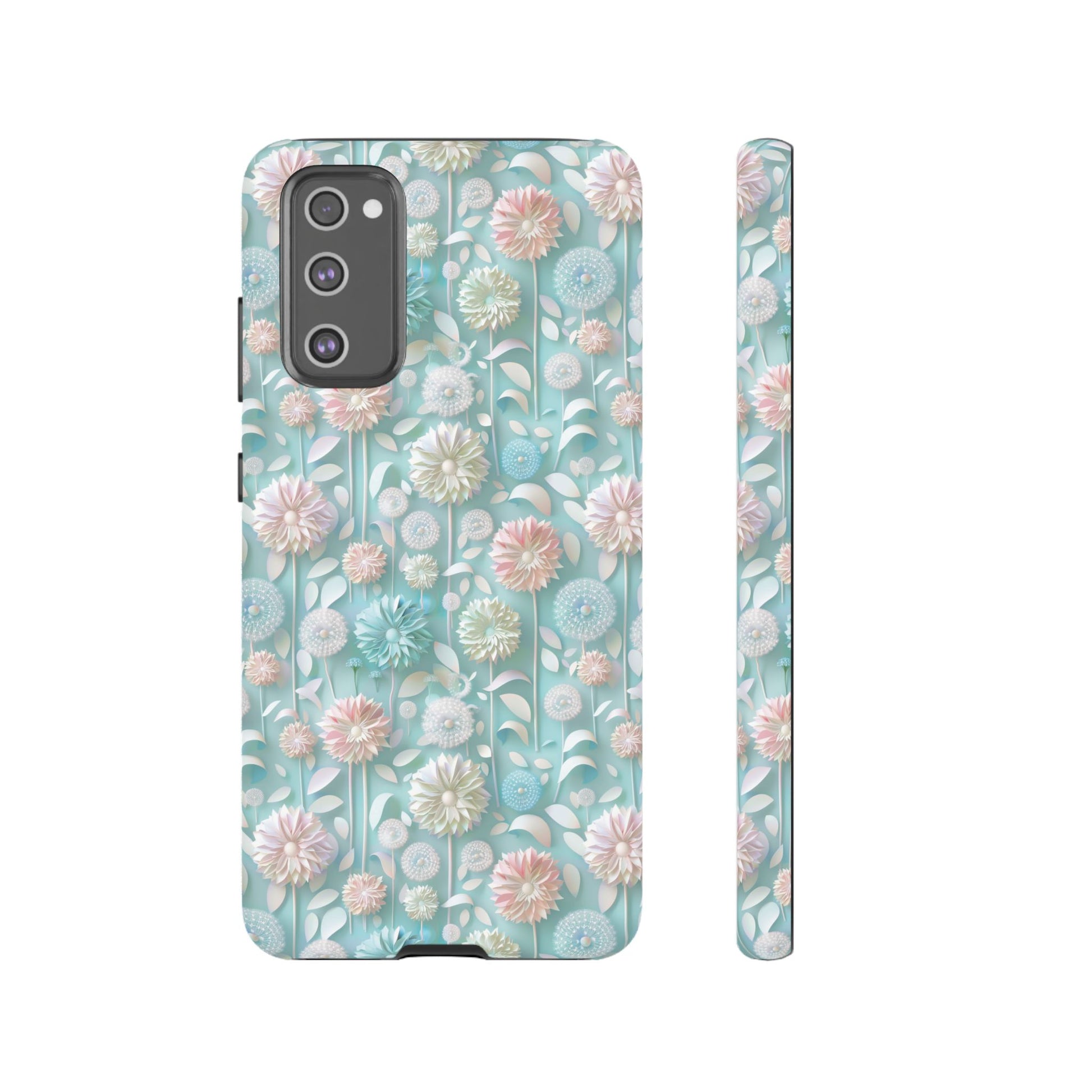 Pastel Floral Phone Case for iPhone & Samsung | Elegant and Slim Design with Shockproof Protection | Durable, Scratch-Resistant, and Lightweight | Stylish Accessory