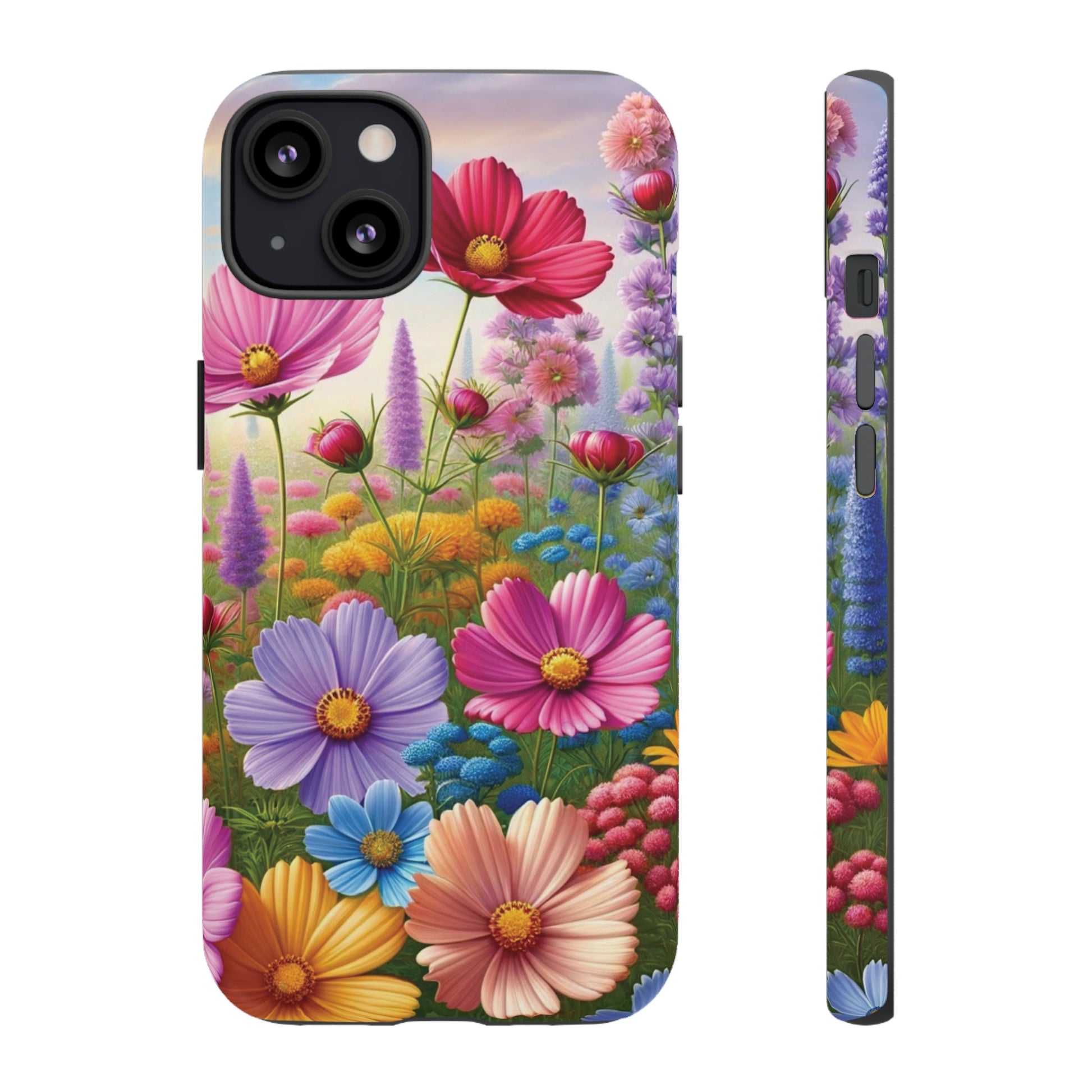 Bright Floral Phone Case Durable for iPhone Samsung Gift iPhone 15, 14, 13 Samsung Pixel Gift for Mom Accessory Gift for Her