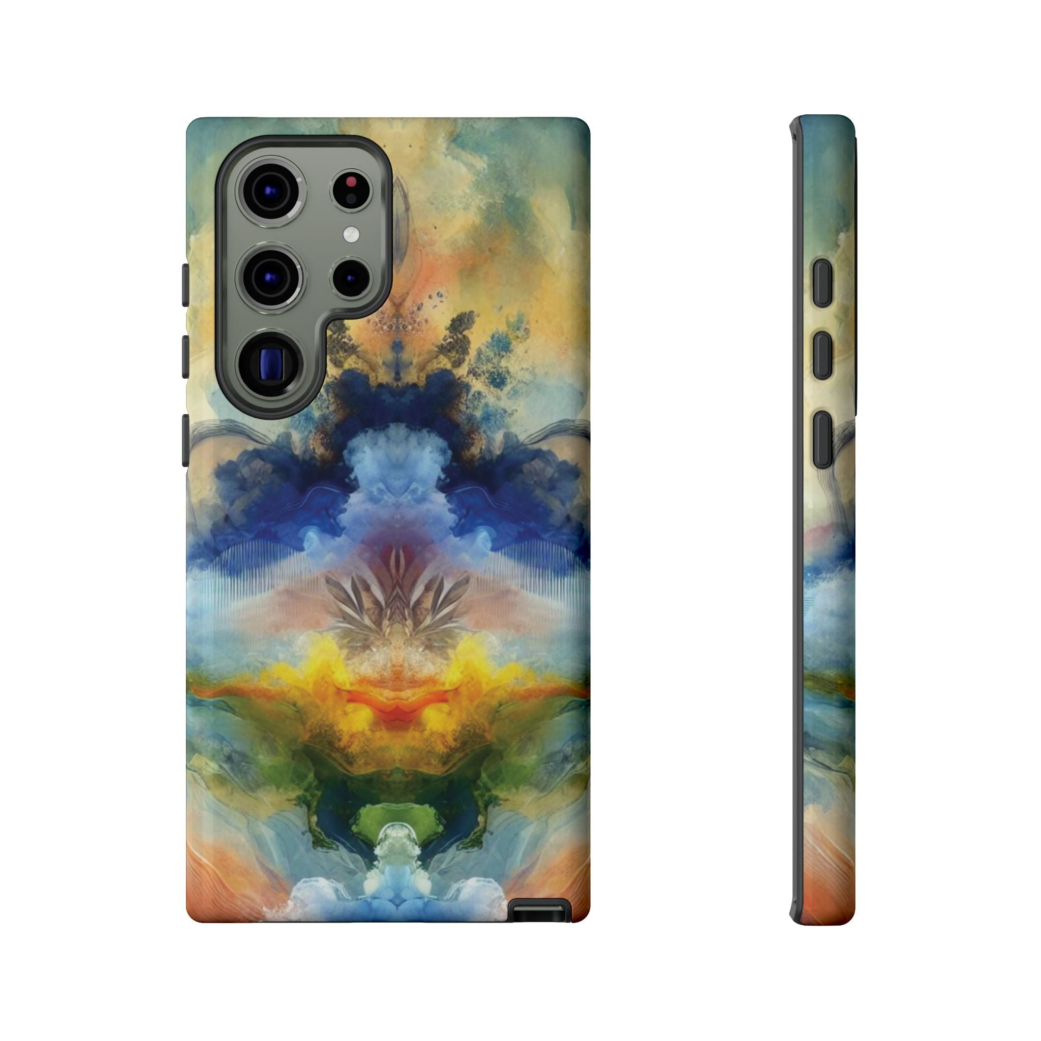 Modern Watercolor Abstract Phone Case Compatible with iPhone, Samsung & More - Stylish, Durable Protection with Vibrant Artistic Design Perfect Gift for Her