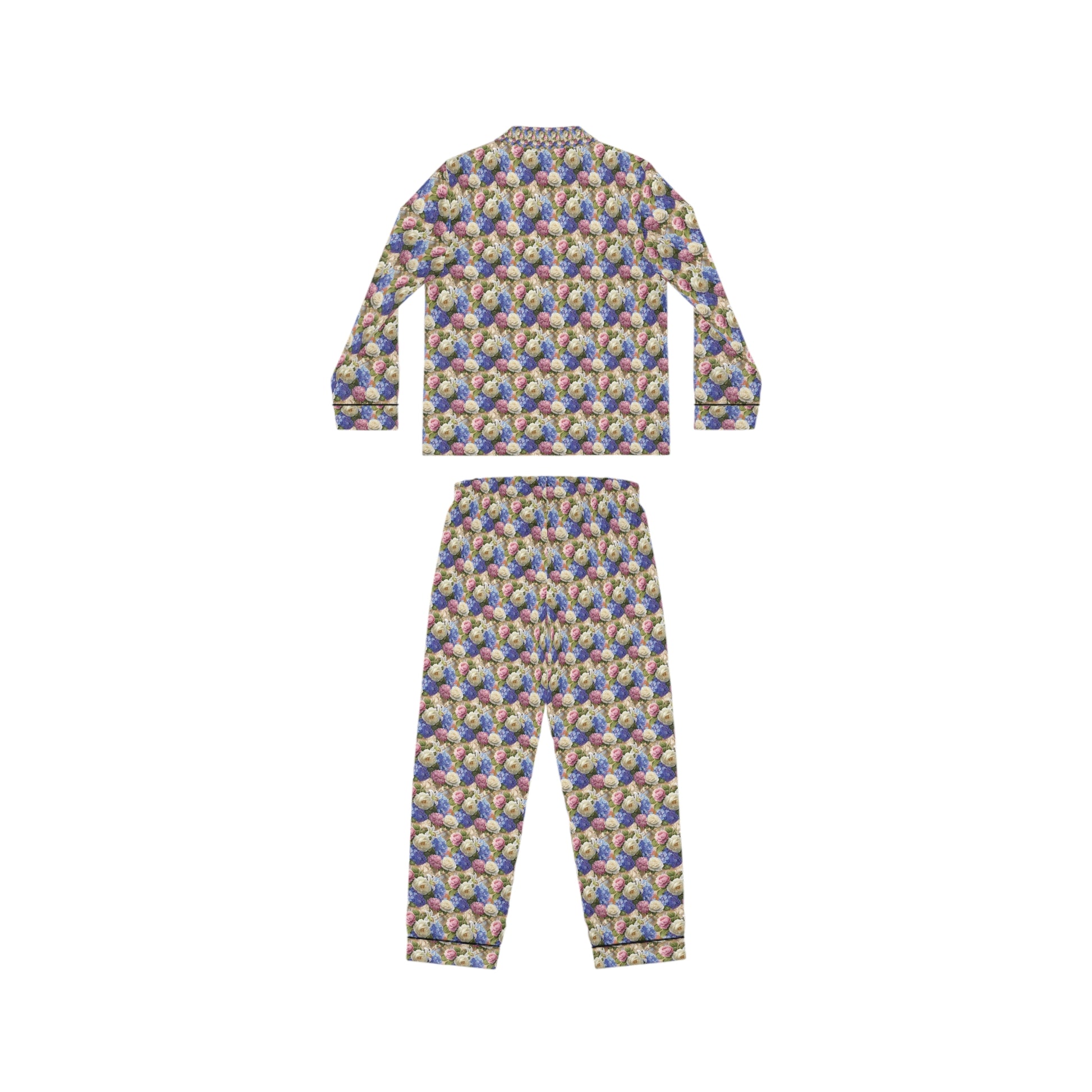 Floral Luxury Women’s Satin Pajamas – Soft Silk-Feel Sleepwear & Chic Loungewear Set Christmas Gift,  Christmas Morning Outfit Perfect Gift