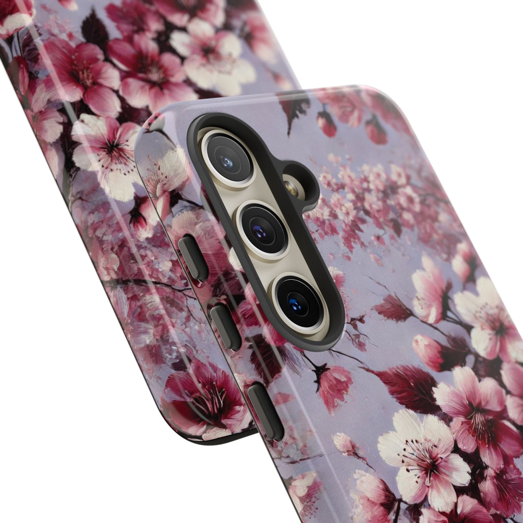 Lavender Floral Fall Phone Case for iPhone 16 pro15 14 13 12  21 23 Samsung, and Pixel | Stylish Protective Cover Gift for Her Perfect for Floral Lover