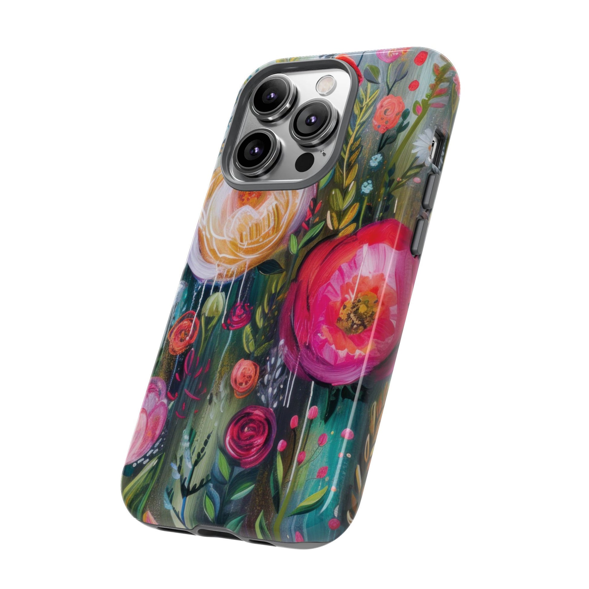 Watercolor Boho Floral Phone Case for iPhone 17 case Samsung, and Pixel | Stylish Protective Cover Gift for Her Perfect for Floral Lover
