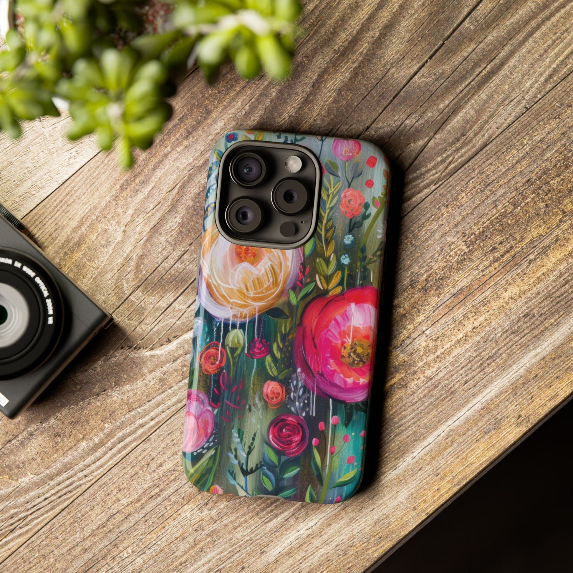 Watercolor Boho Floral Phone Case for iPhone 17 case Samsung, and Pixel | Stylish Protective Cover Gift for Her Perfect for Floral Lover