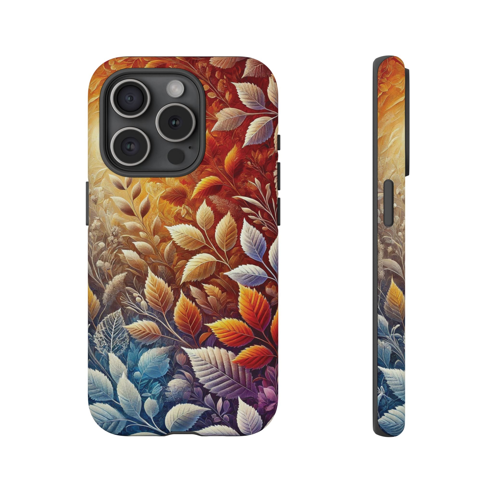 Beautiful Colorful Leaves Phone Case Vibrant Autumn Design for iPhone & Samsung, Durable Protection with Eye Catching Style, Perfect for Nature Lovers & Seasonal Charm Gift for Her