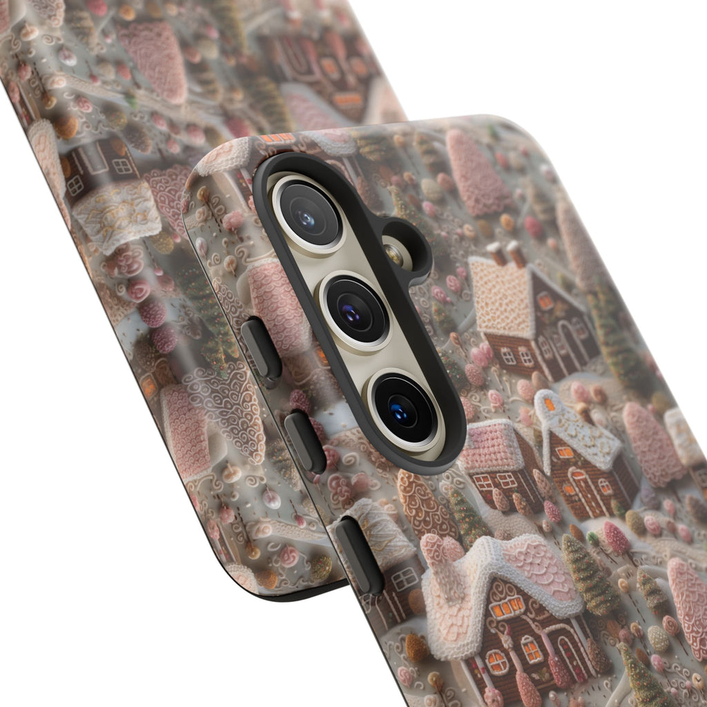 Gingerbread House 3D Phone Case Durable for iPhone Samsung Gift iPhone 15, 14, 13 Samsung Pixel Gift for Mom Accessory Gift for Her