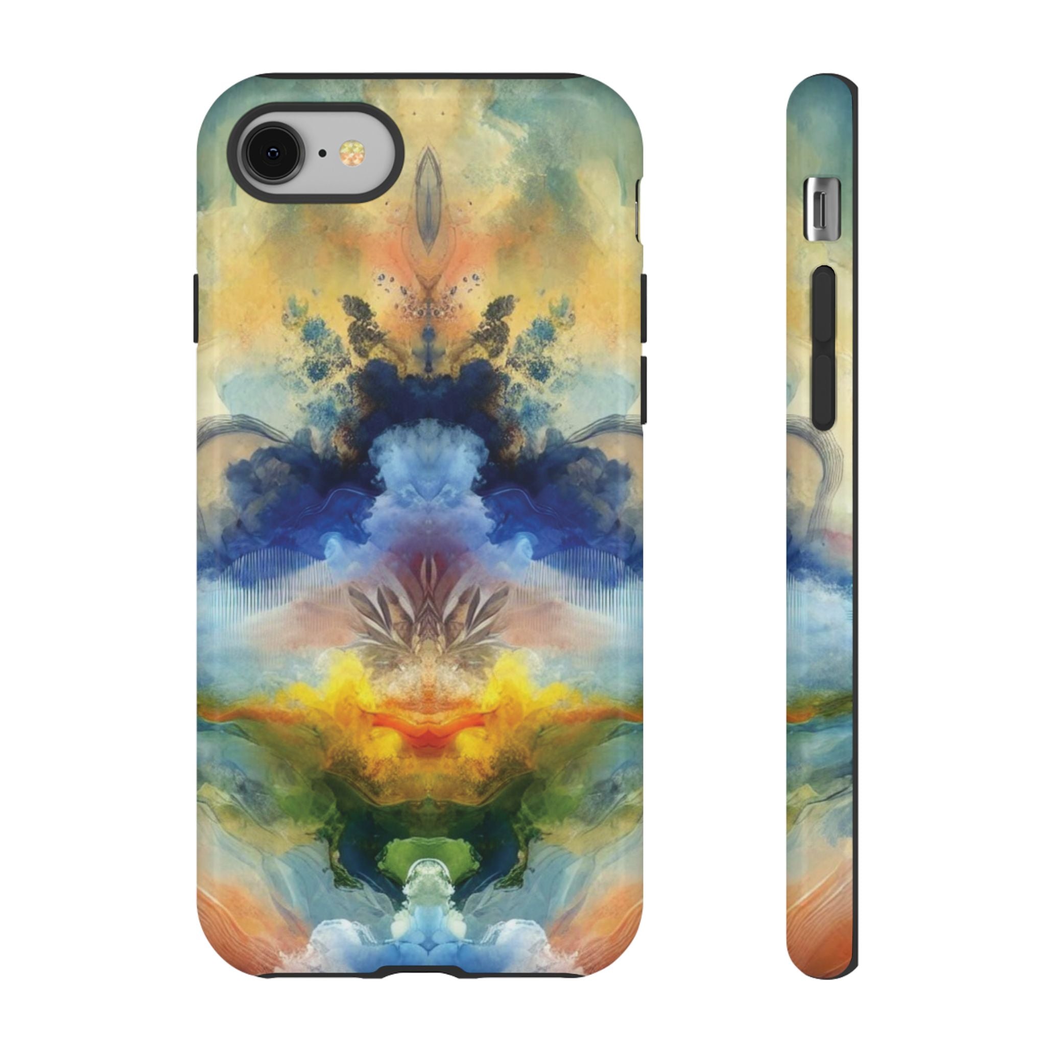 Modern Watercolor Abstract Phone Case Compatible with iPhone, Samsung & More - Stylish, Durable Protection with Vibrant Artistic Design Perfect Gift for Her