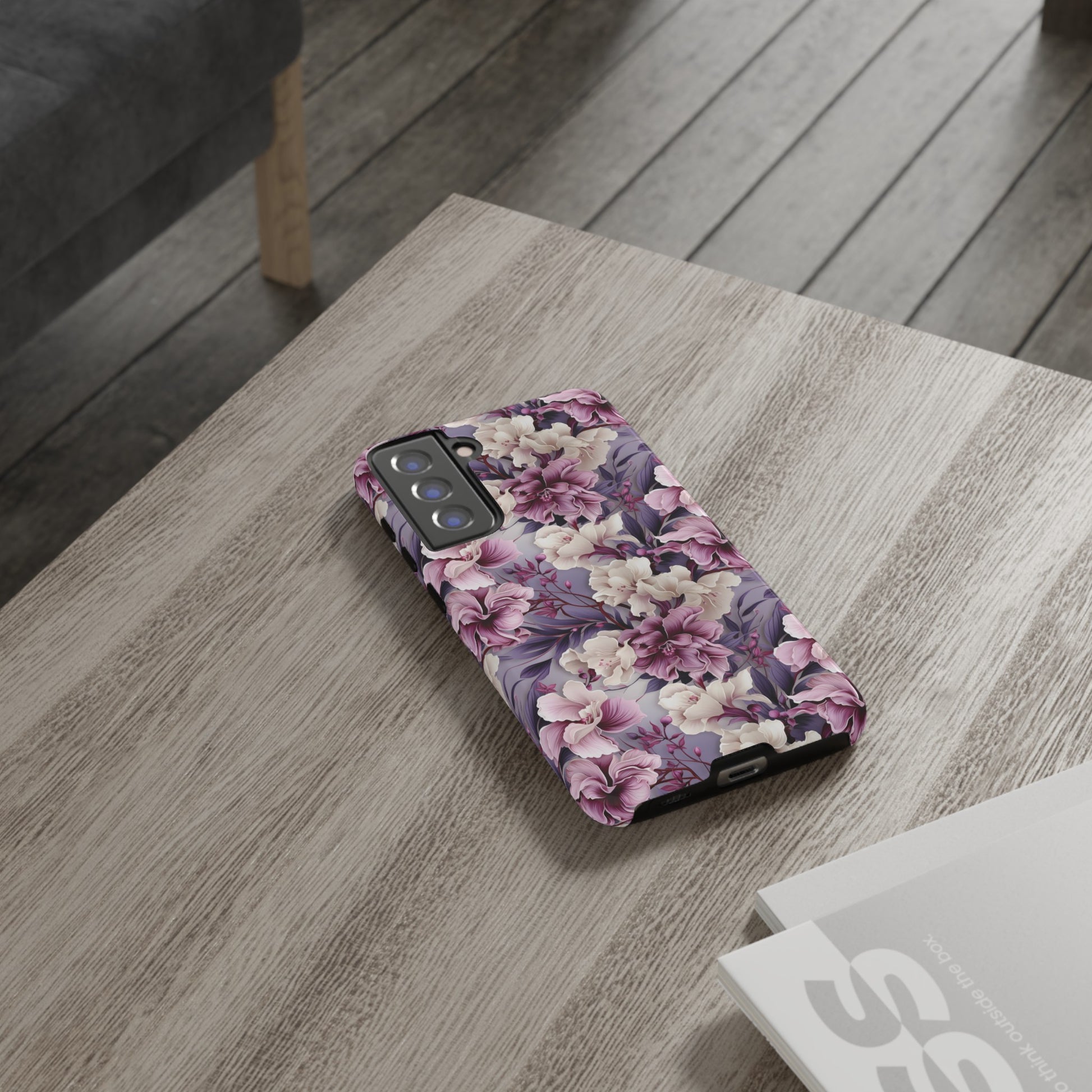 Lavender Flowers Protective Phone Case Gift for Her Phone 15, Samsung iPhone Samsung Gift for Her Case iPhone 15, Samsung