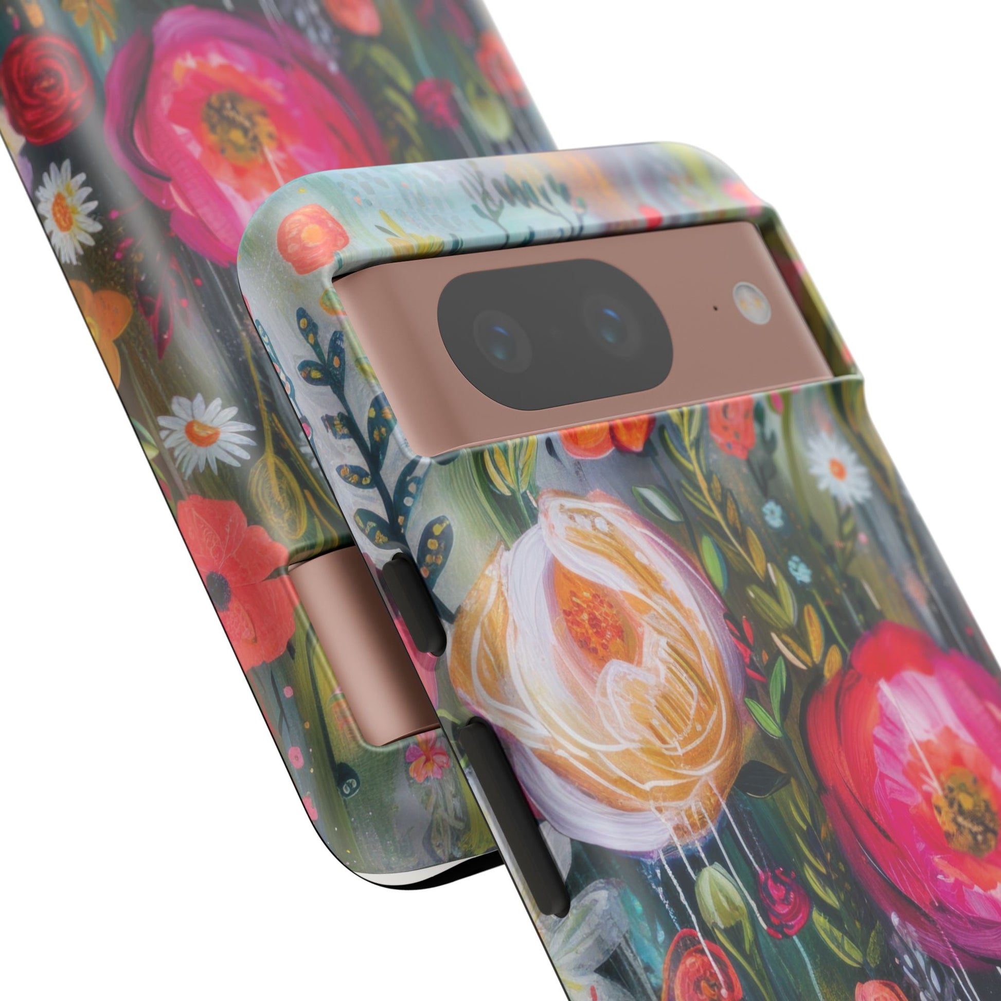 Watercolor Boho Floral Phone Case for iPhone 16 15 14 13 12  21 23 Samsung, and Pixel | Stylish Protective Cover Gift for Her Perfect for Floral Lover