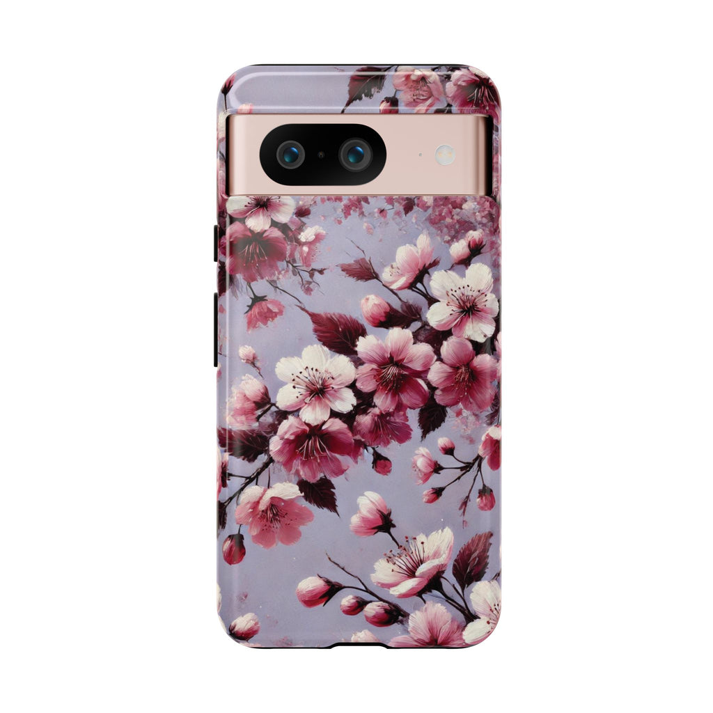 Lavender Floral Fall Phone Case for iPhone 16 pro15 14 13 12  21 23 Samsung, and Pixel | Stylish Protective Cover Gift for Her Perfect for Floral Lover
