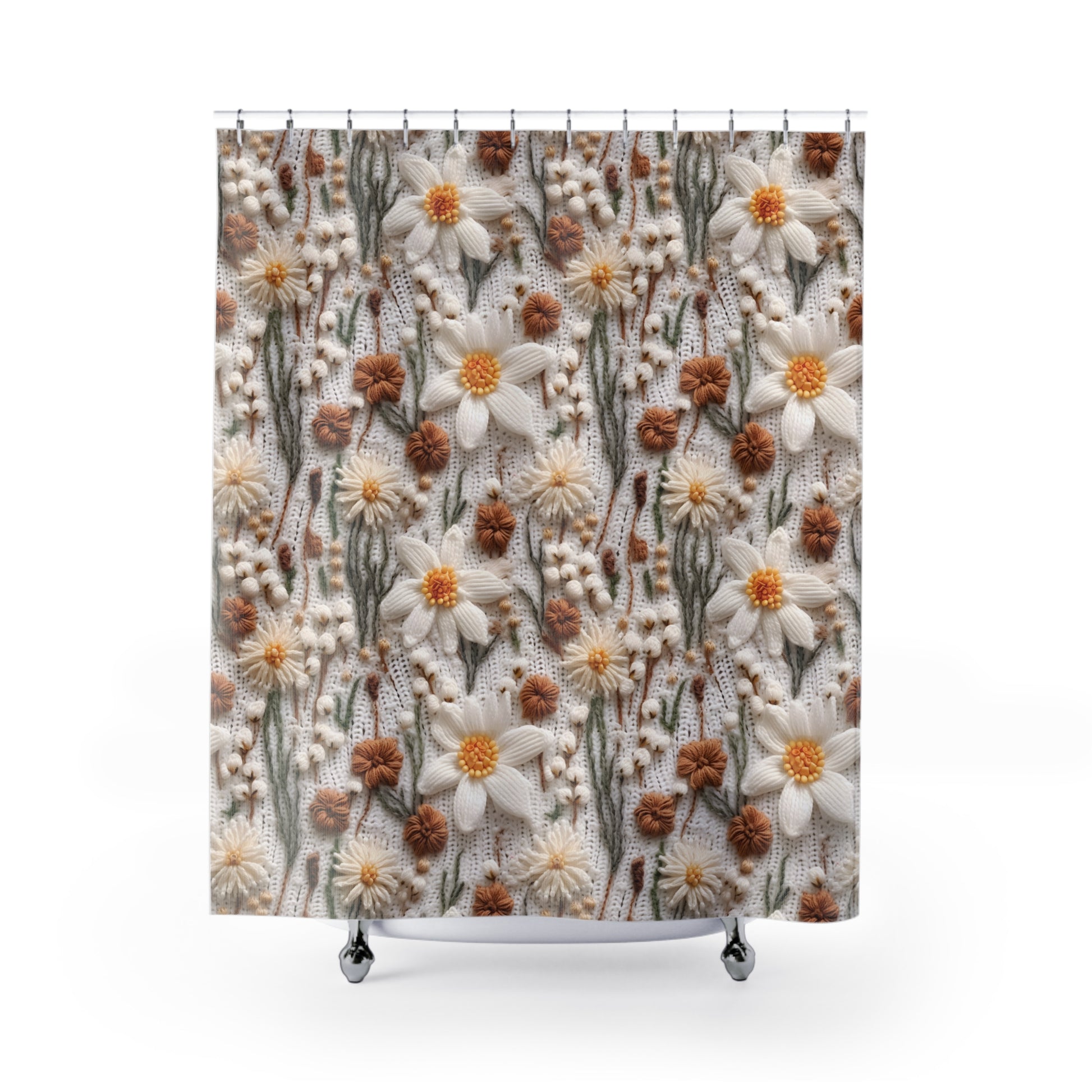 New House Shower Curtain Wildflowers BOHO Luxurious Bathroom Decor, Ideal Housewarming Wedding Gift for Mom Bridal Shower Gift Newlywed.