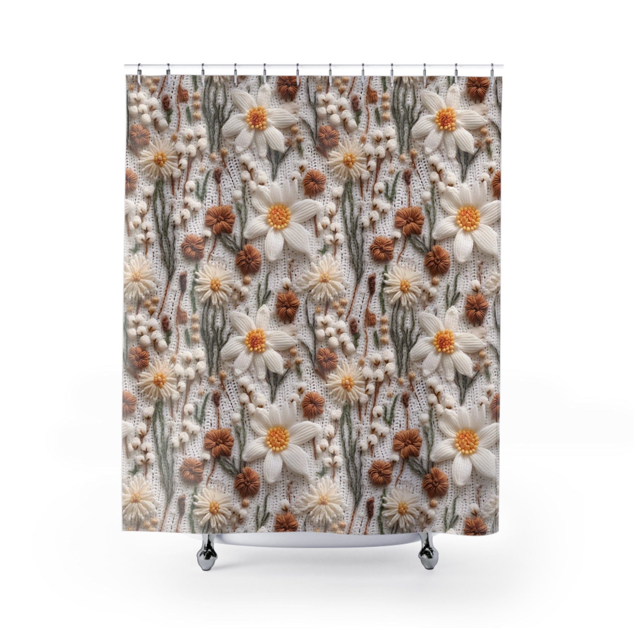 New House Shower Curtain Wildflowers BOHO Luxurious Bathroom Decor, Ideal Housewarming Wedding Gift for Mom Bridal Shower Gift Newlywed.