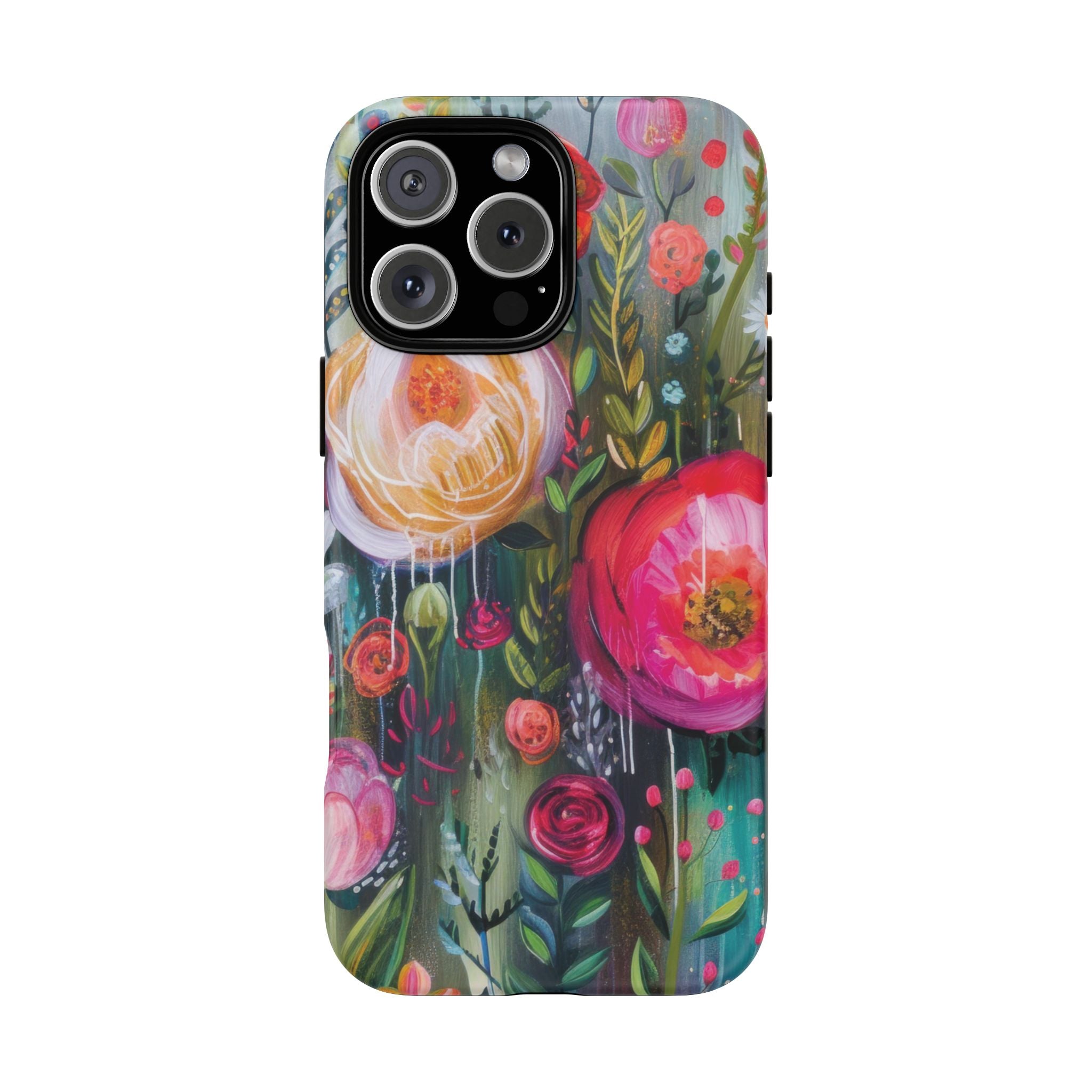 Watercolor Boho Floral Phone Case for iPhone 17 case Samsung, and Pixel | Stylish Protective Cover Gift for Her Perfect for Floral Lover