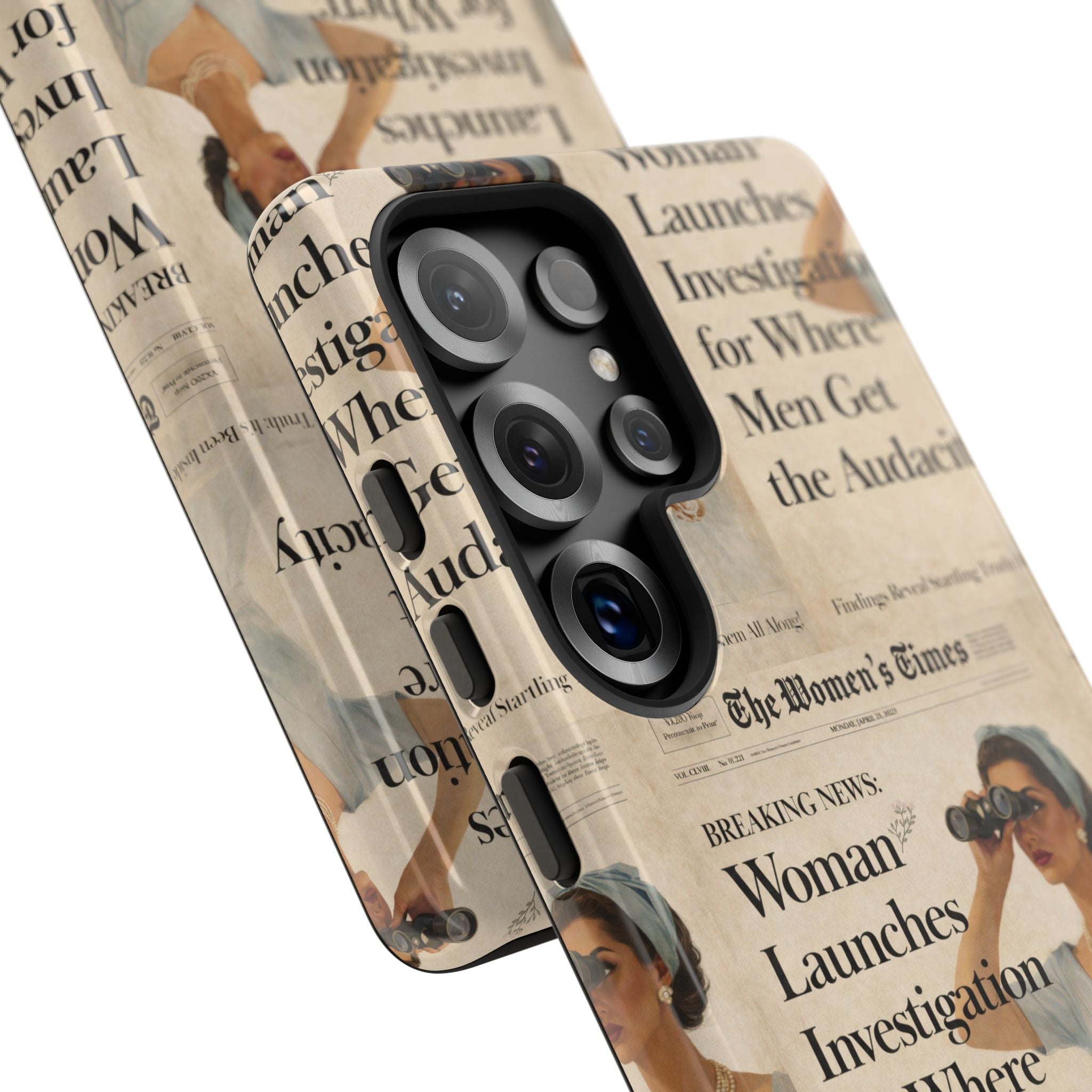 Funny Vintage Sarcastic Women Phone Case | Retro Sarcasm Text Design