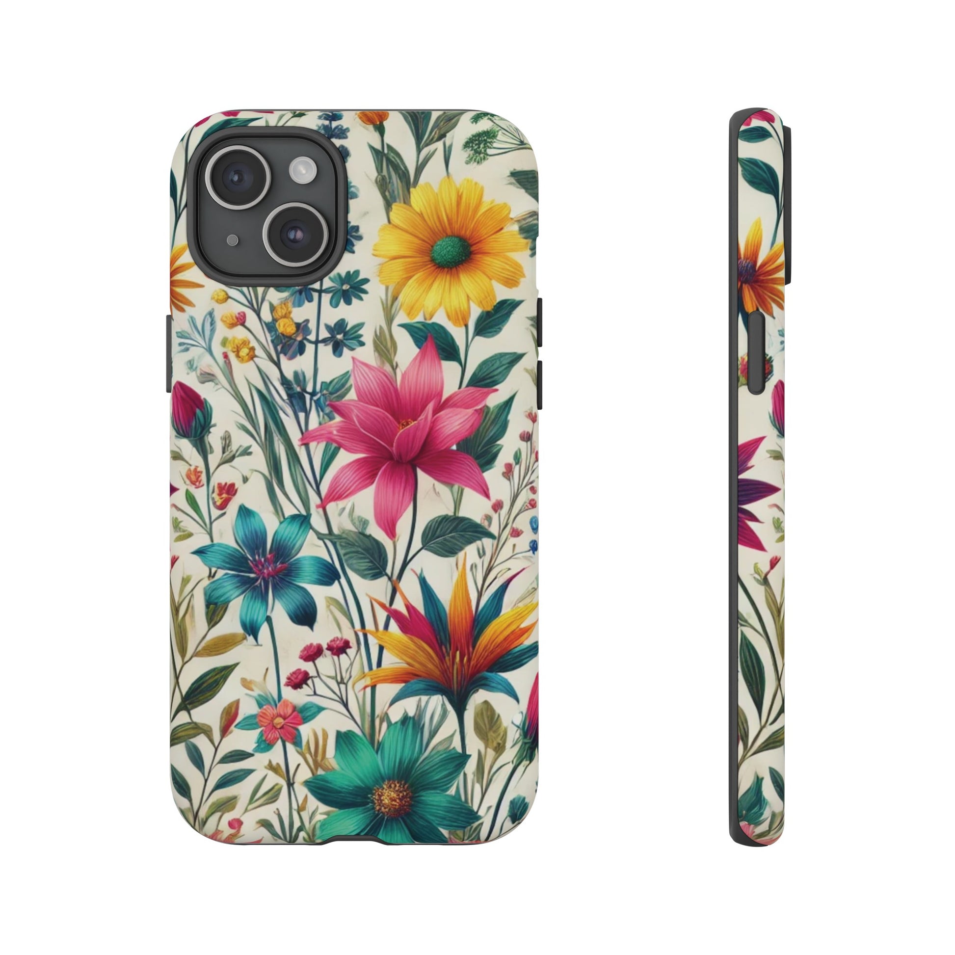 Wildflowers Boho Chic Design Phone Case - Stylish, Protective Cover for All Models Gift for Mom Accessory Gift for Her
