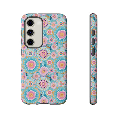Boho Modern Watercolor Abstract Phone Case Compatible with iPhone, Samsung & More - Stylish, Durable Protection with Vibrant Artistic Design Perfect Gift for Her