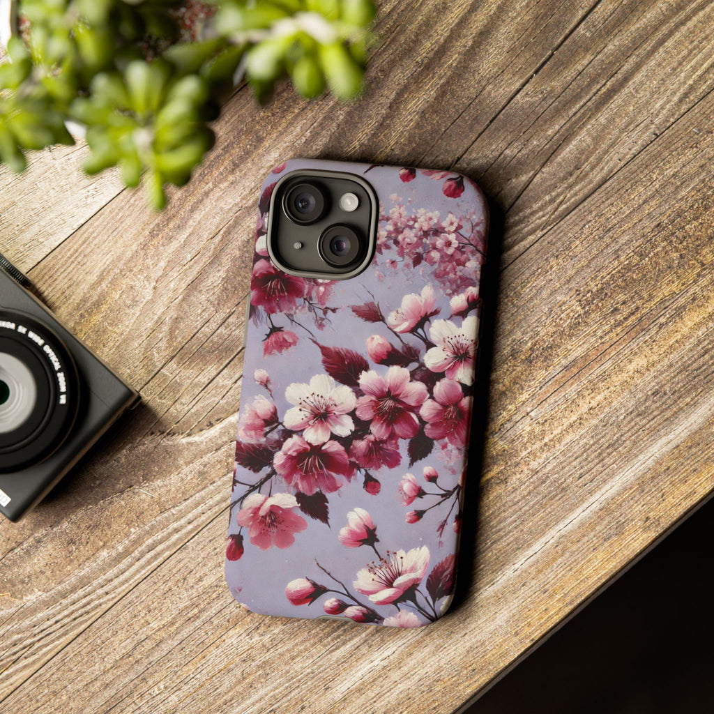 Lavender Floral Phone Case | Fall-Inspired Protective Cover for iPhone, Samsung & Pixel – Perfect Gift for Her