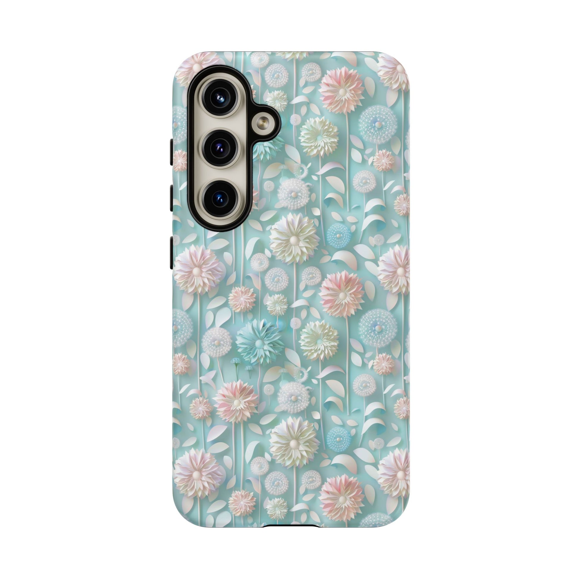 Pastel Floral Phone Case for iPhone & Samsung | Elegant and Slim Design with Shockproof Protection | Durable, Scratch-Resistant, and Lightweight | Stylish Accessory